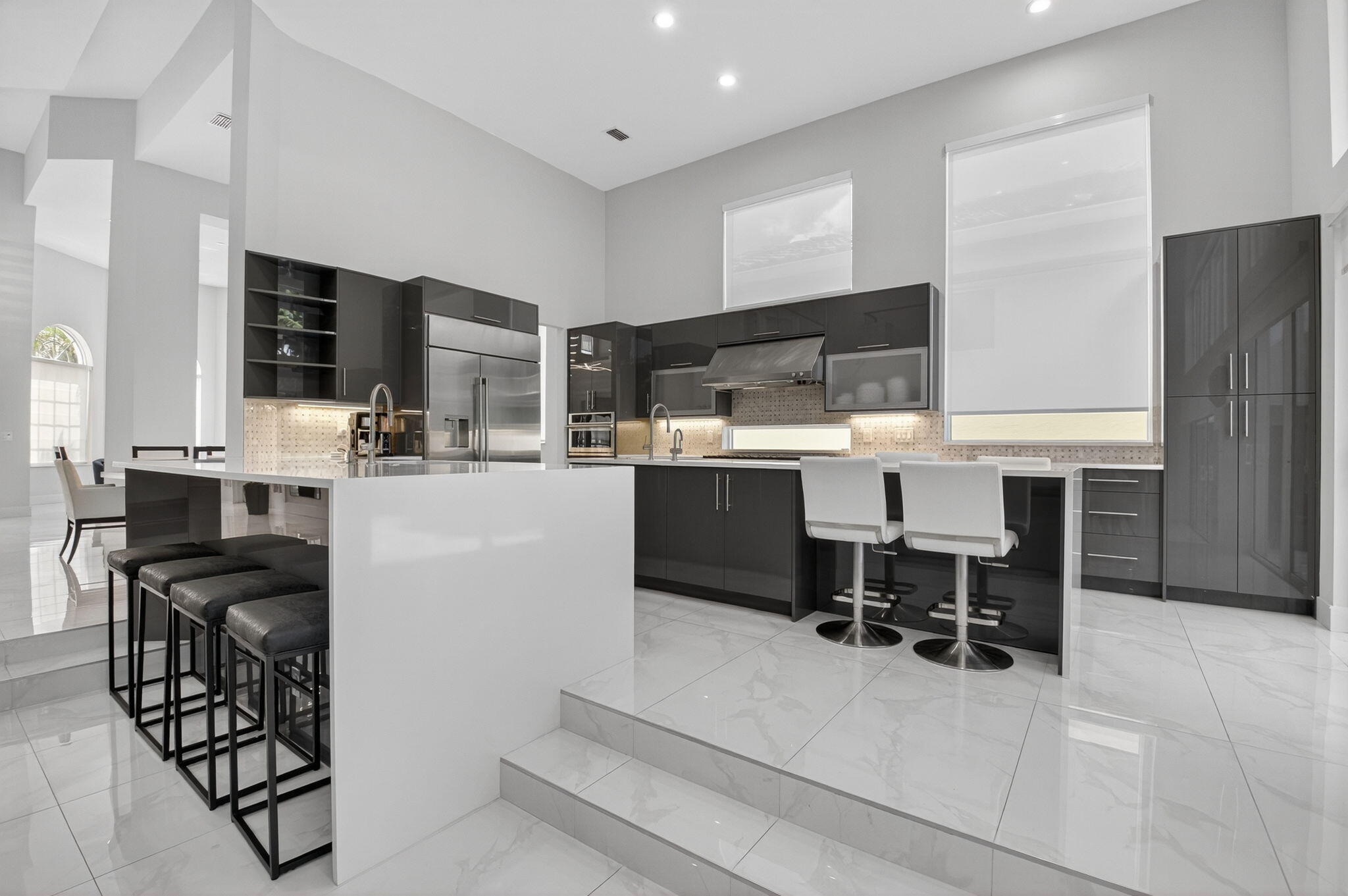 6529 Somerset Circle Boca Raton, FL 33496 - Photo 17 of 75 a view of kitchen with cabinets and outdoor seating