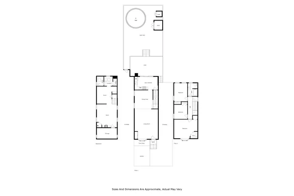 a picture of a floor plan