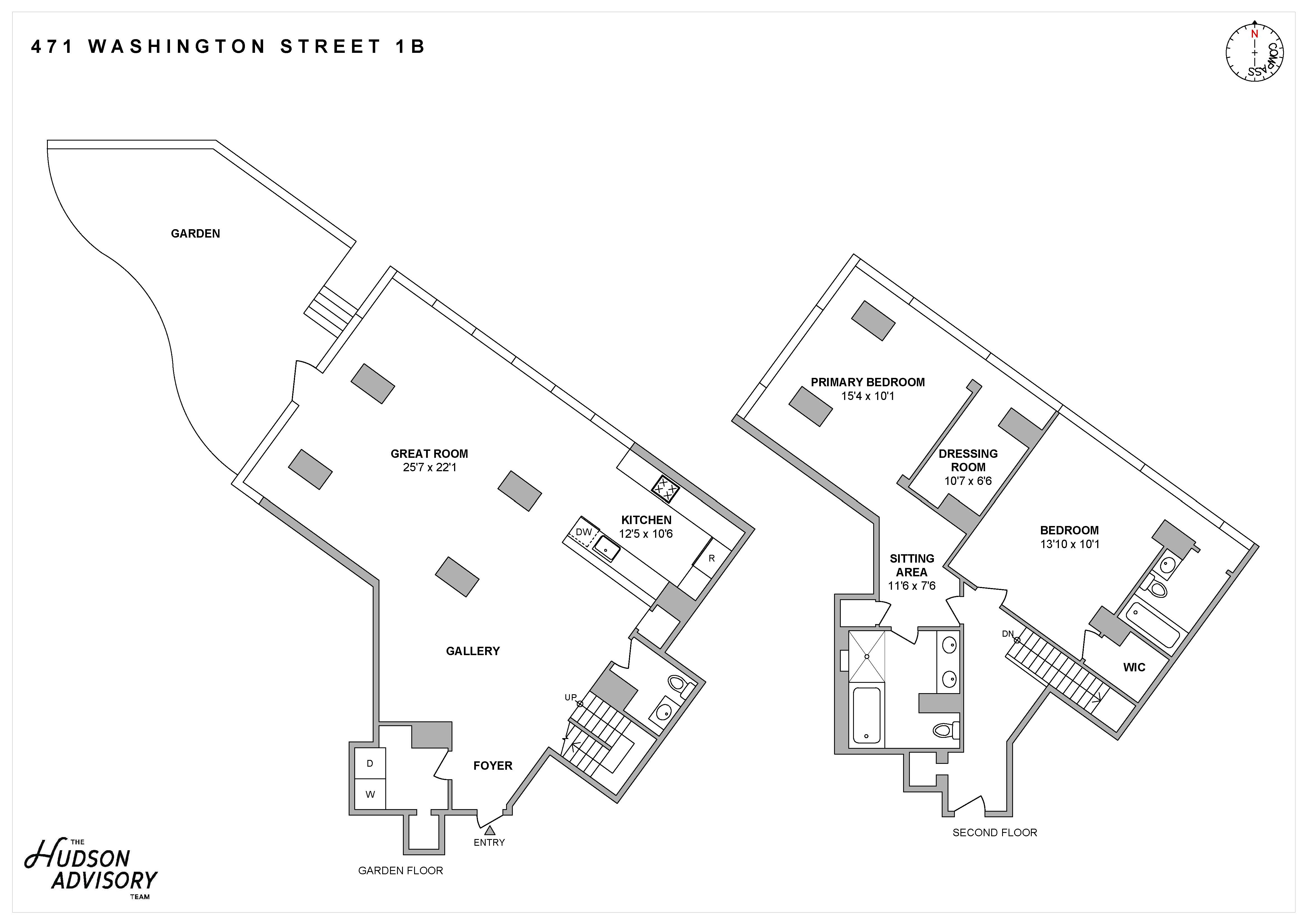 471 Washington Street, Unit 1B Manhattan, NY 10013 - Photo 16 of 16 a picture of a park with a white wall