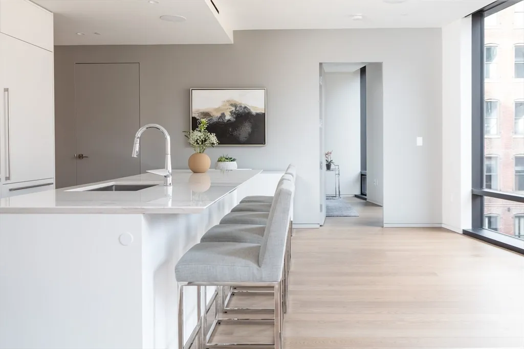 a very nice looking room with a large window