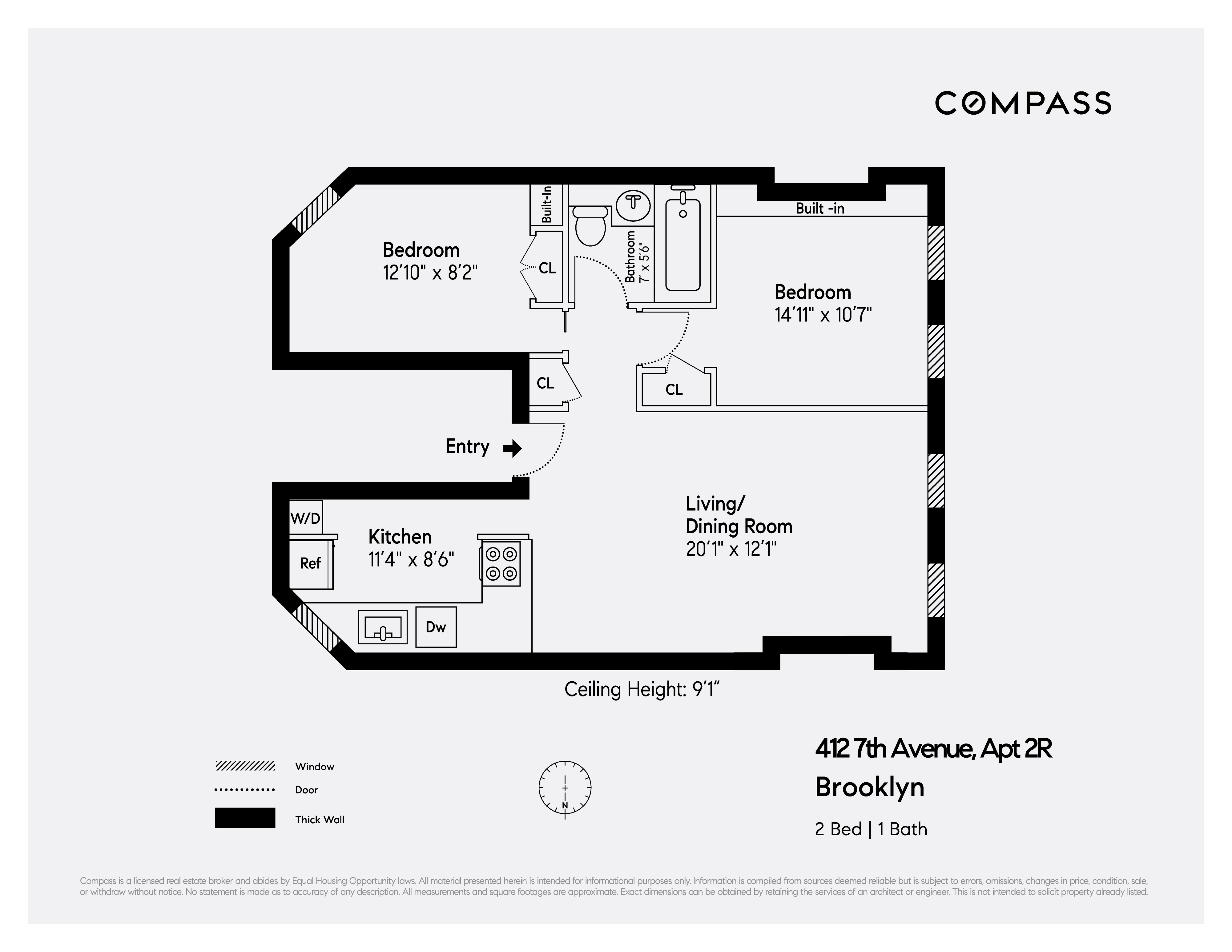 412 7th Avenue, Unit 2R Brooklyn, NY 11215 - Photo 9 of 9 unknown