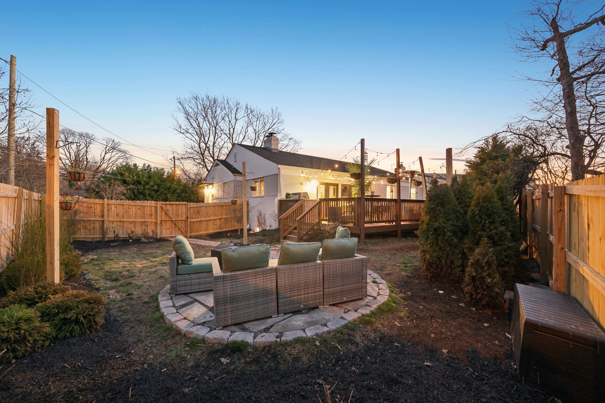 2607 Ross Road Chevy Chase, MD 20815 - Photo 37 of 37 a backyard of a house with table and chairs