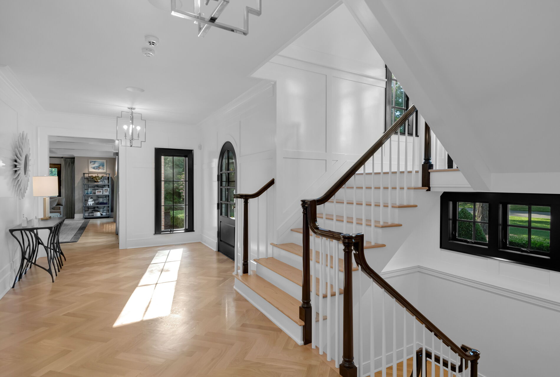 838 Seneca Road Franklin Lakes, NJ 07417 - Photo 9 of 92 a view of entryway and hall with wooden floor