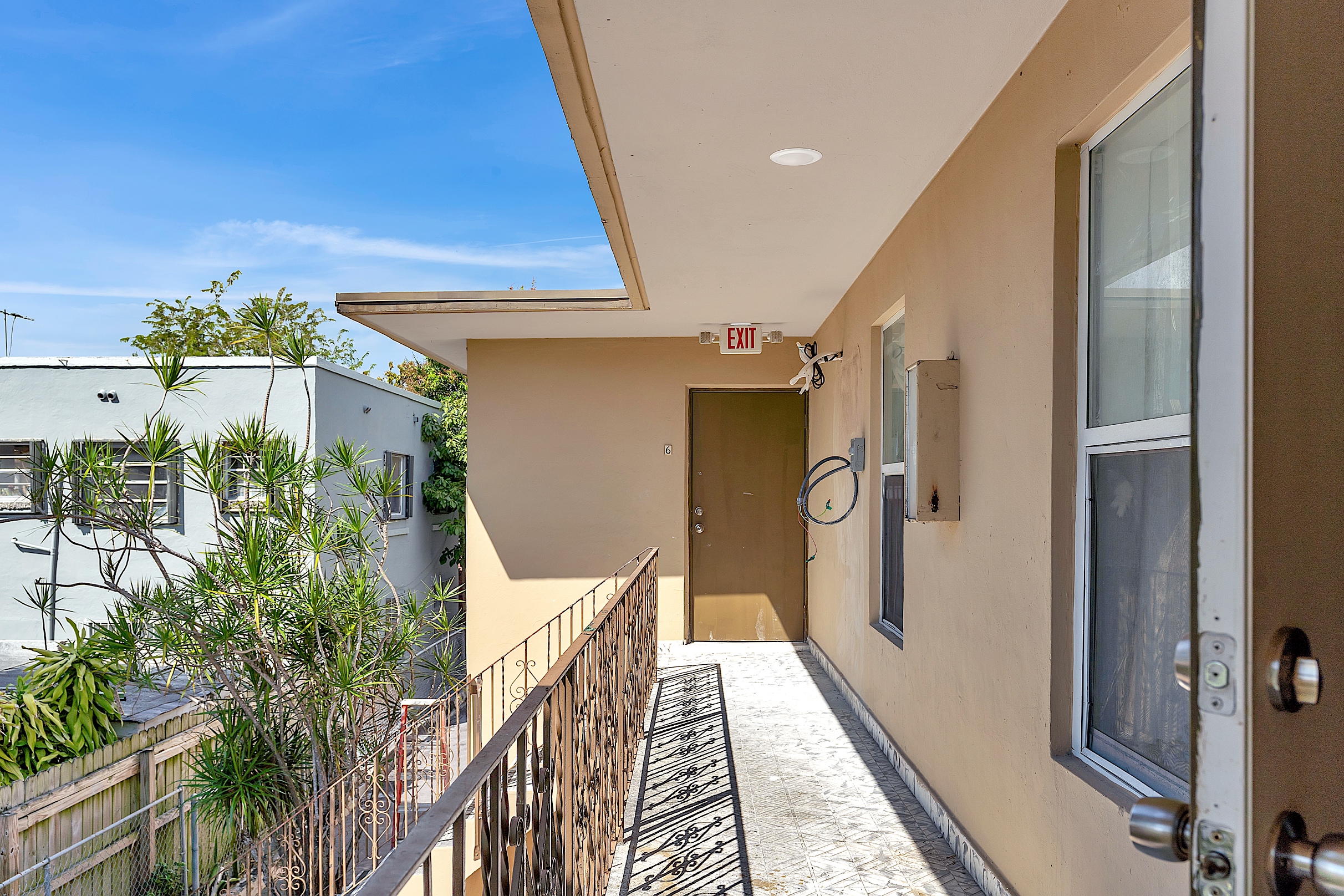 1361 Southwest 4th Street Miami, FL 33135 - Photo 17 of 23 a balcony view with a potted plant