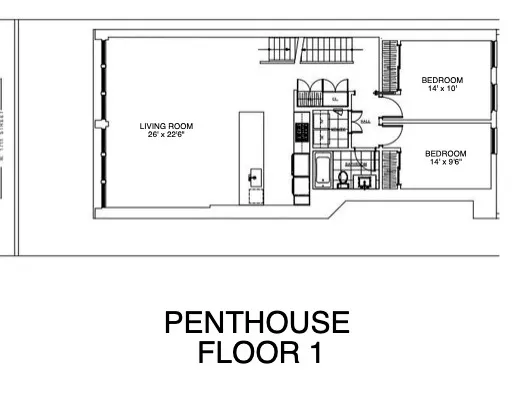 $22,000 | 107 West 17th Street, Unit PH | Chelsea