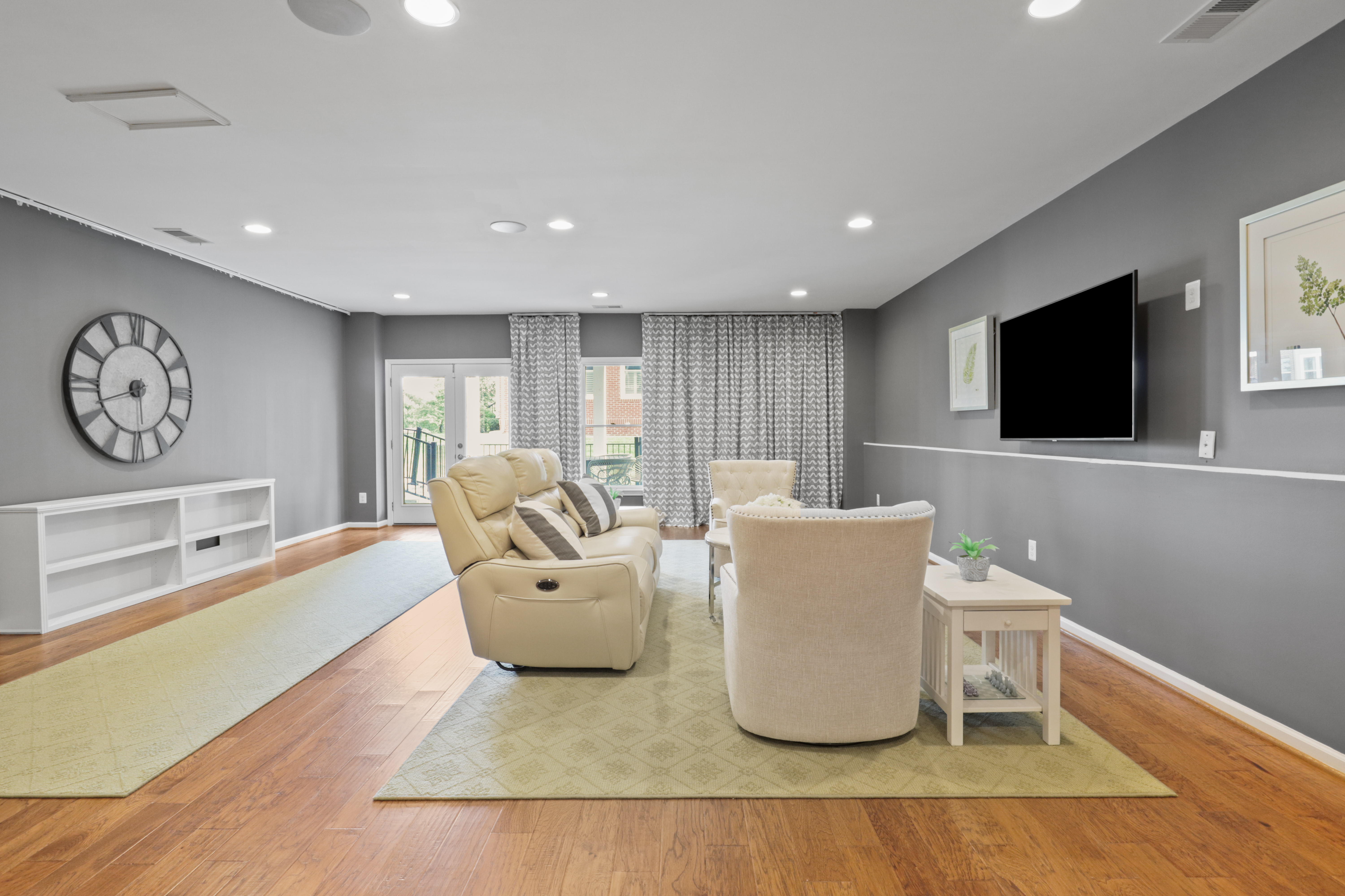 9101 Power House Road Lorton, VA 22079 - Photo 52 of 75 a living room with furniture and a flat screen tv