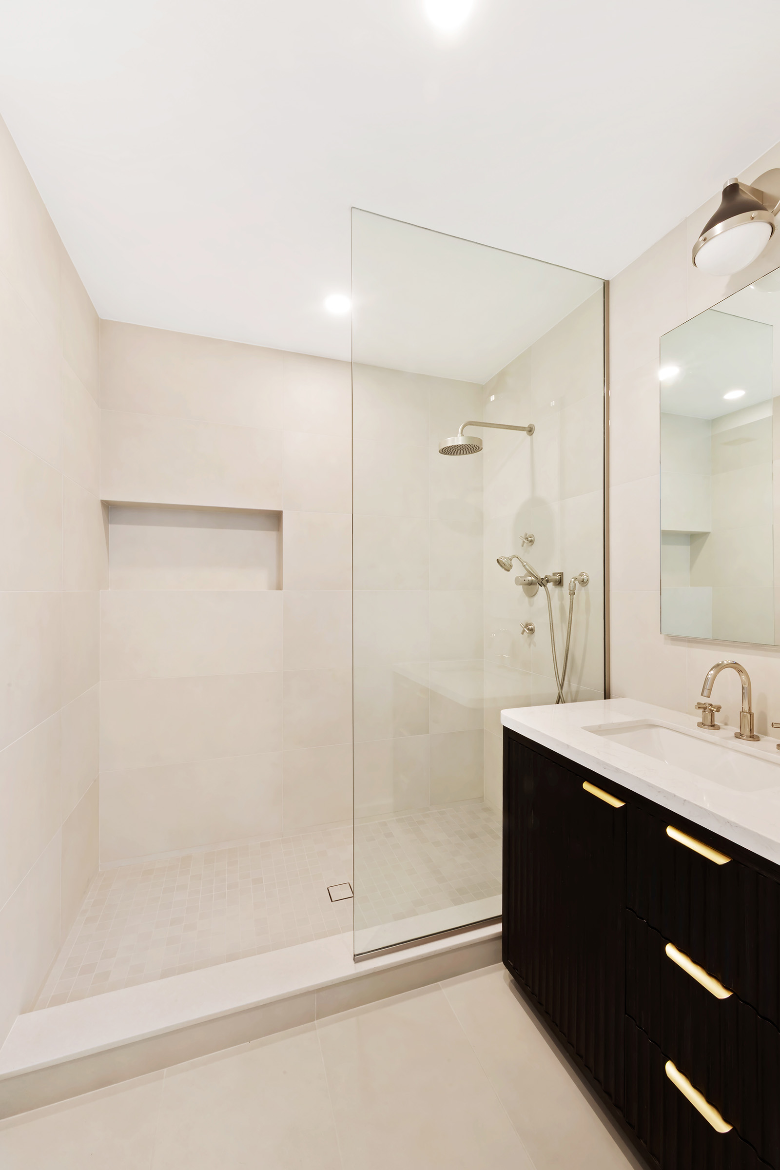 9 West 84th Street Manhattan, NY 10024 - Photo 13 of 31 a bathroom with a sink and a mirror