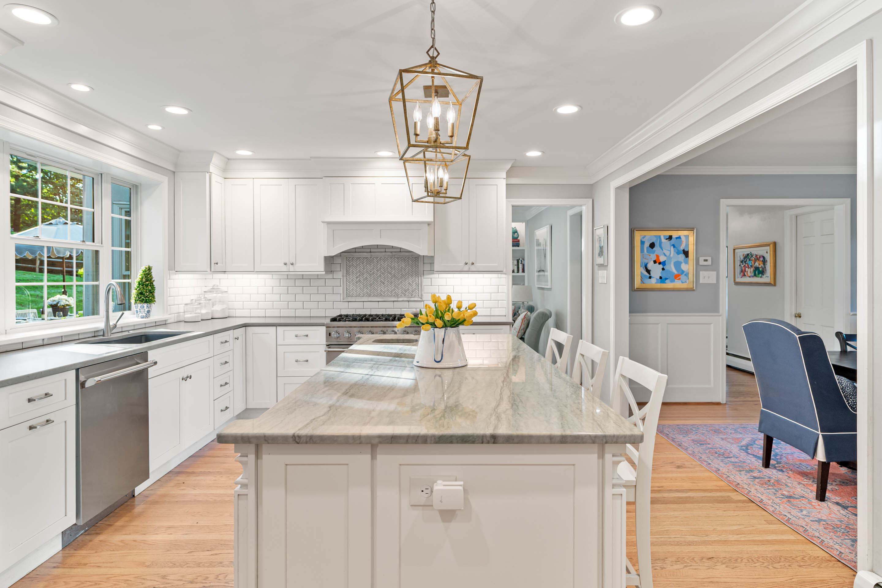 710 South Valley Forge Road Devon, PA 19333 - Photo 11 of 47 a kitchen with stainless steel appliances granite countertop sink stove top oven and cabinets