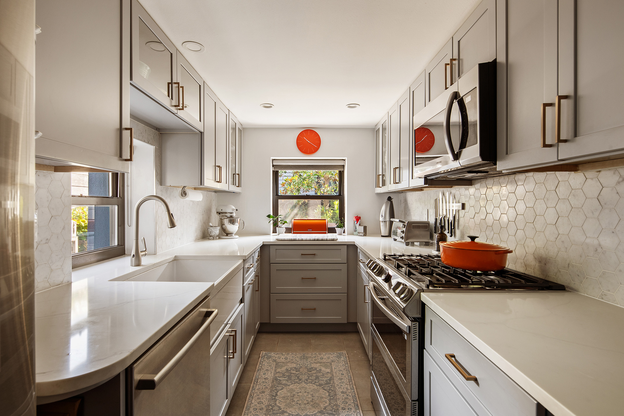 114 Pioneer Street Brooklyn, NY 11231 - Photo 3 of 17 a kitchen with stainless steel appliances granite countertop a stove and a sink