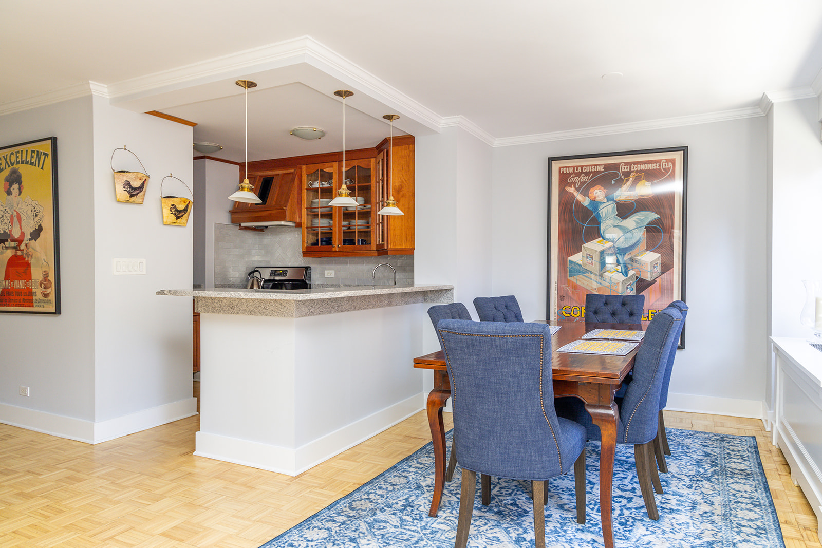 132 East 35th Street, Unit 7H Manhattan, NY 10016 - Photo 7 of 25 a view of a dining room with furniture