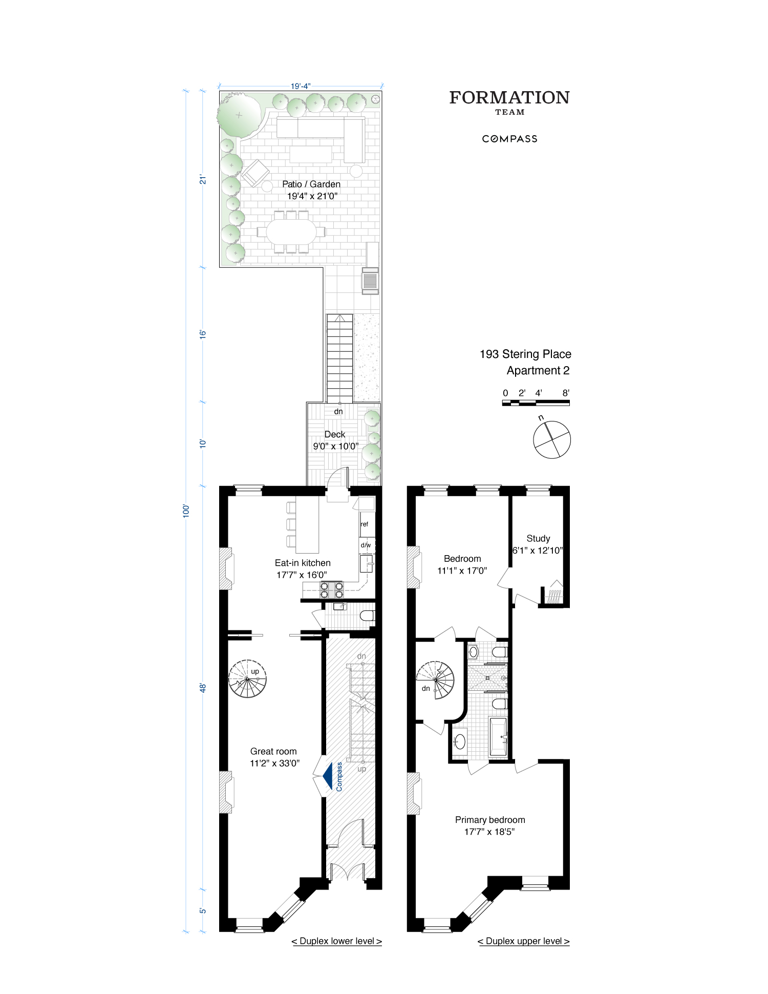 193 Sterling Place, Unit 2 Brooklyn, NY 11238 - Photo 15 of 15 a picture of a floor plan