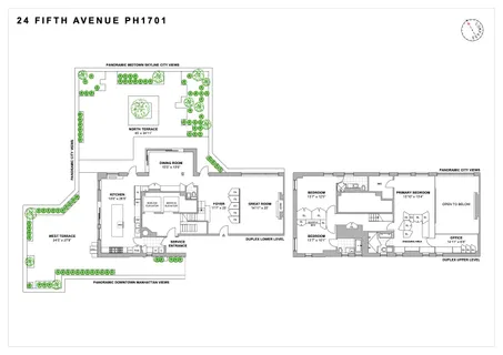 $8,995,000 | 24 5th Avenue, Unit PH1701 | Greenwich Village