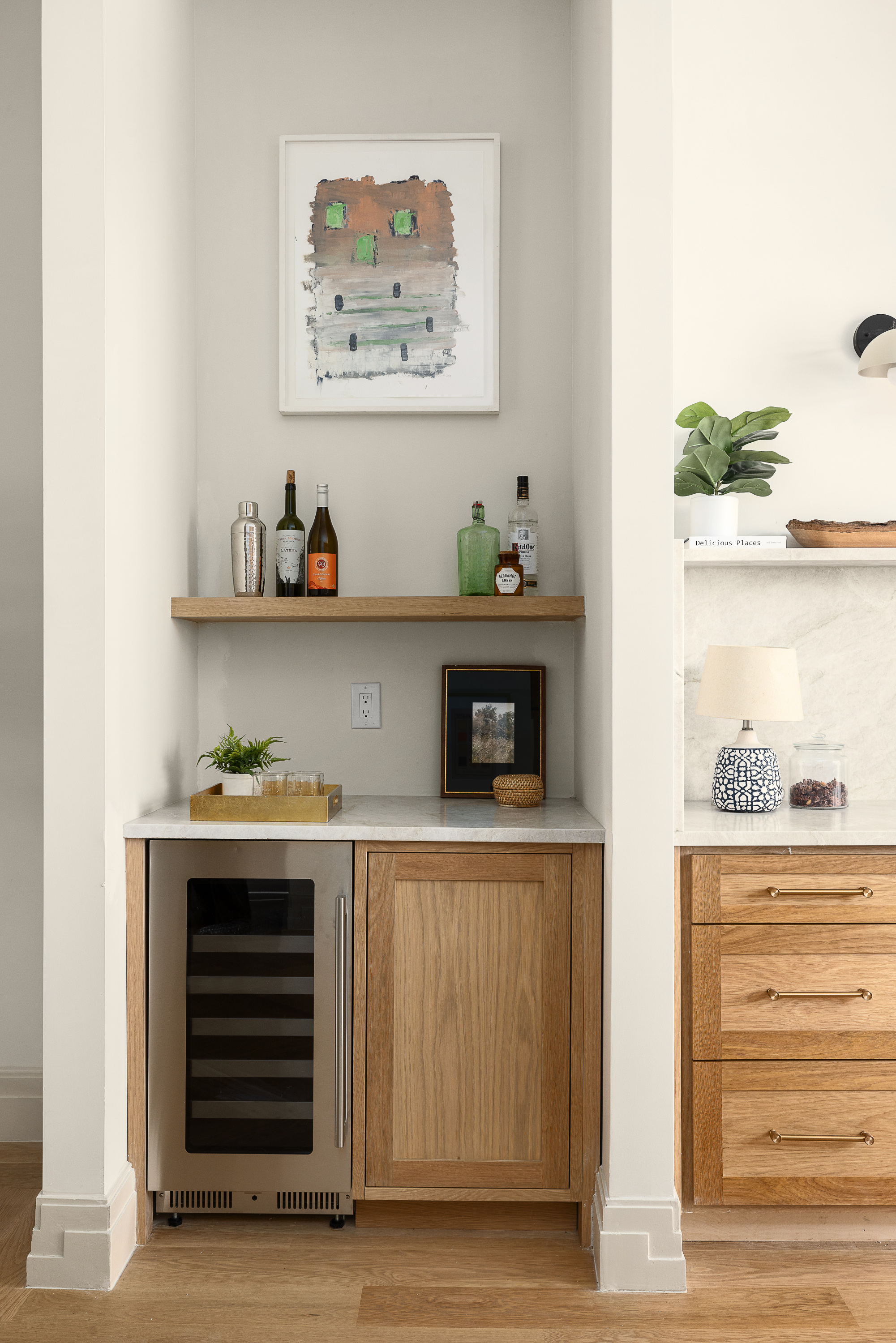 167 Quincy Street Brooklyn, NY 11216 - Photo 4 of 20 a view of cabinets and wooden floor