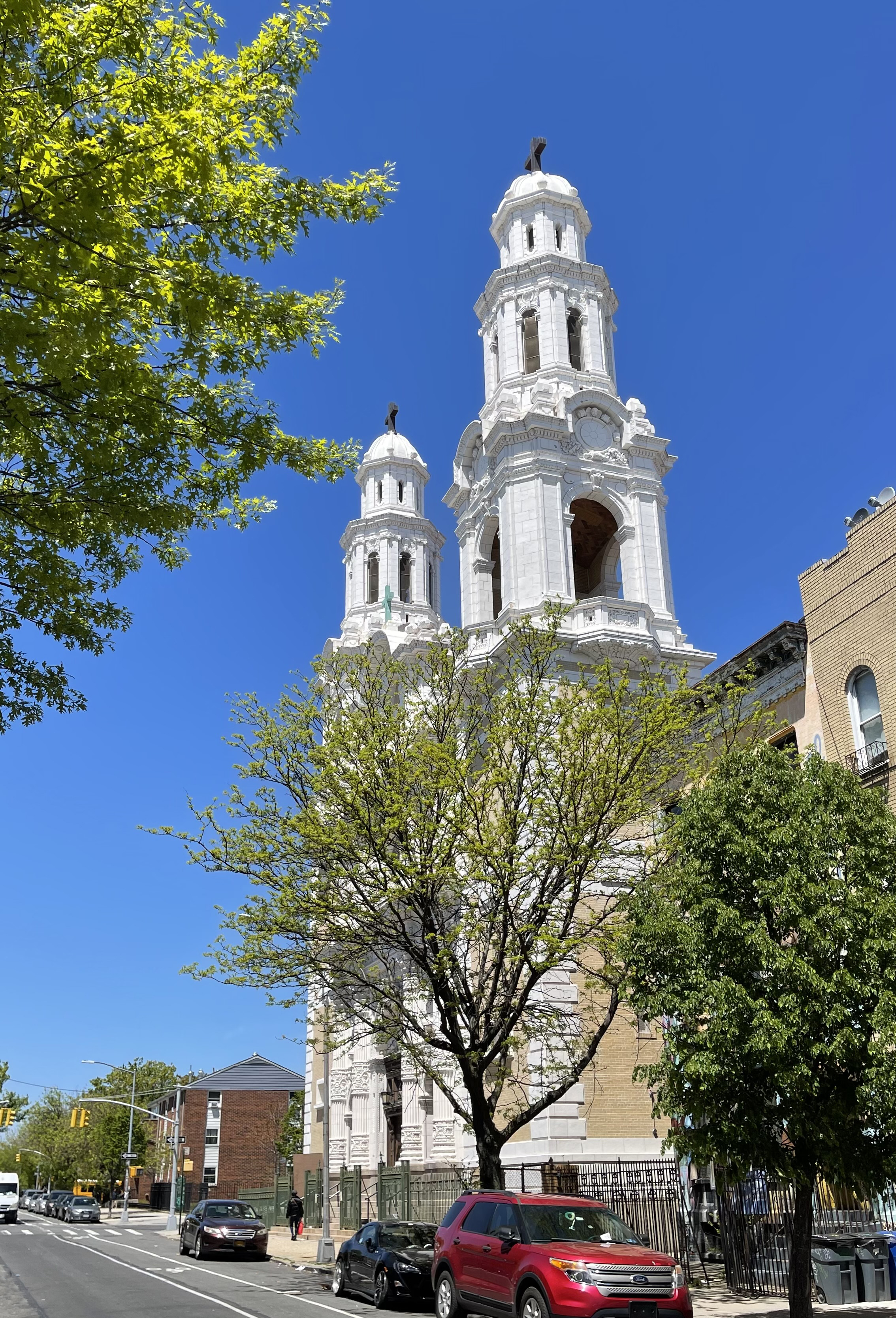 328 Central Avenue, Unit 3B Brooklyn, NY 11221 - Photo 10 of 11 a front view of a building with trees