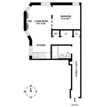 327 West 85th Street, Unit 5D Manhattan, NY 10024 - Photo 6 of 6 Gallery Image 6