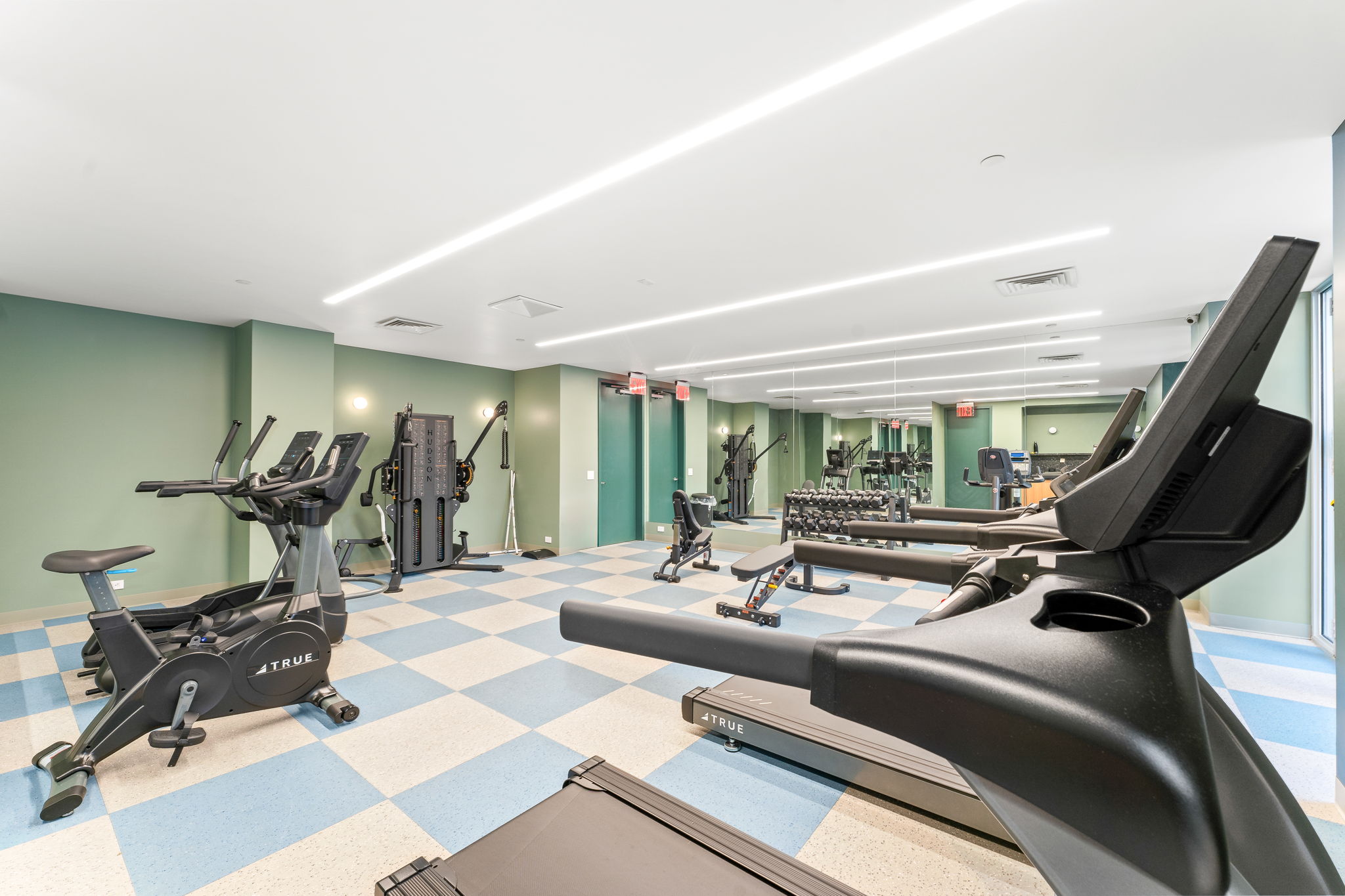 545 West 110th Street, Unit 5A Manhattan, NY 10025 - Photo 9 of 20 a view of a room with gym equipment