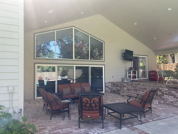 a view of parking garage