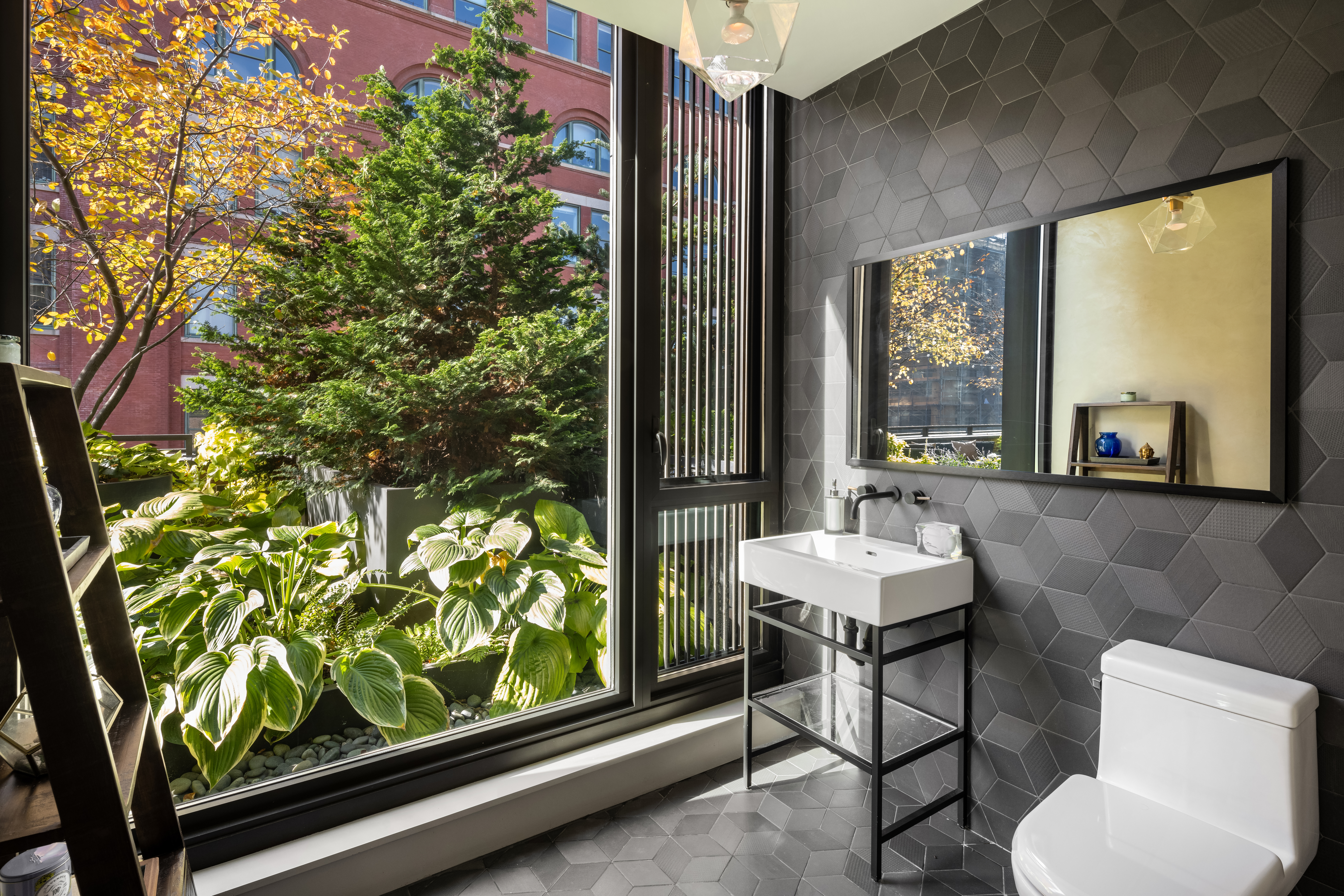 100 Barrow Street, Unit 7/8A Manhattan, NY 10014 - Photo 13 of 23 a view of a room with a large window