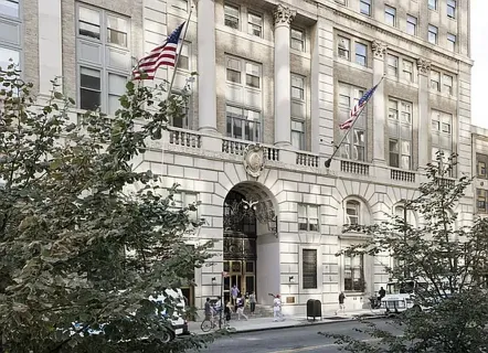 front view of a building