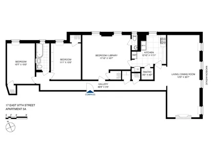 $2,100,000 | 17 East 97th Street, Unit 5A | Upper East Side