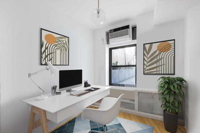 161 Remsen Street, Unit 2C Brooklyn, NY 11242 - Photo 8 of 13 a workspace with furniture and window