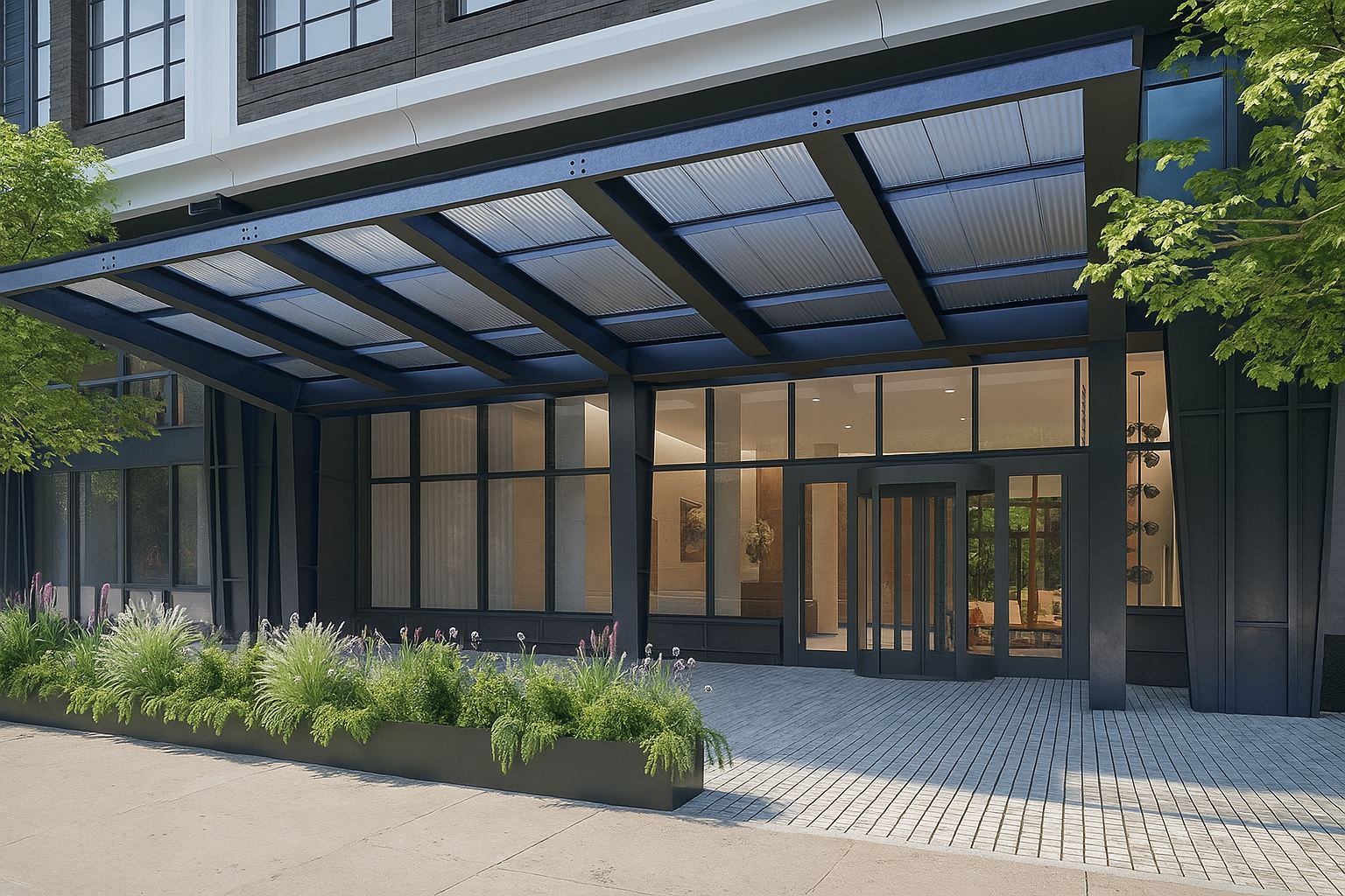 115 York Street, Unit PH20B Brooklyn, NY 11201 - Photo 20 of 21 a porch with seating space