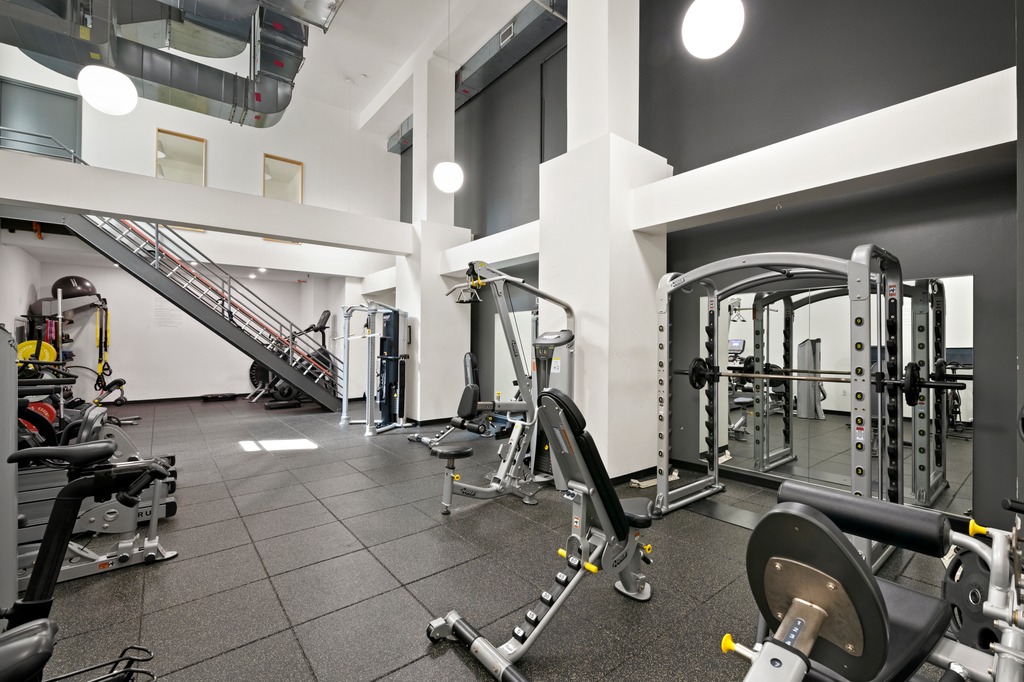 122 West Street, Unit PHA Brooklyn, NY 11222 - Photo 10 of 14 a view of a room with gym equipment