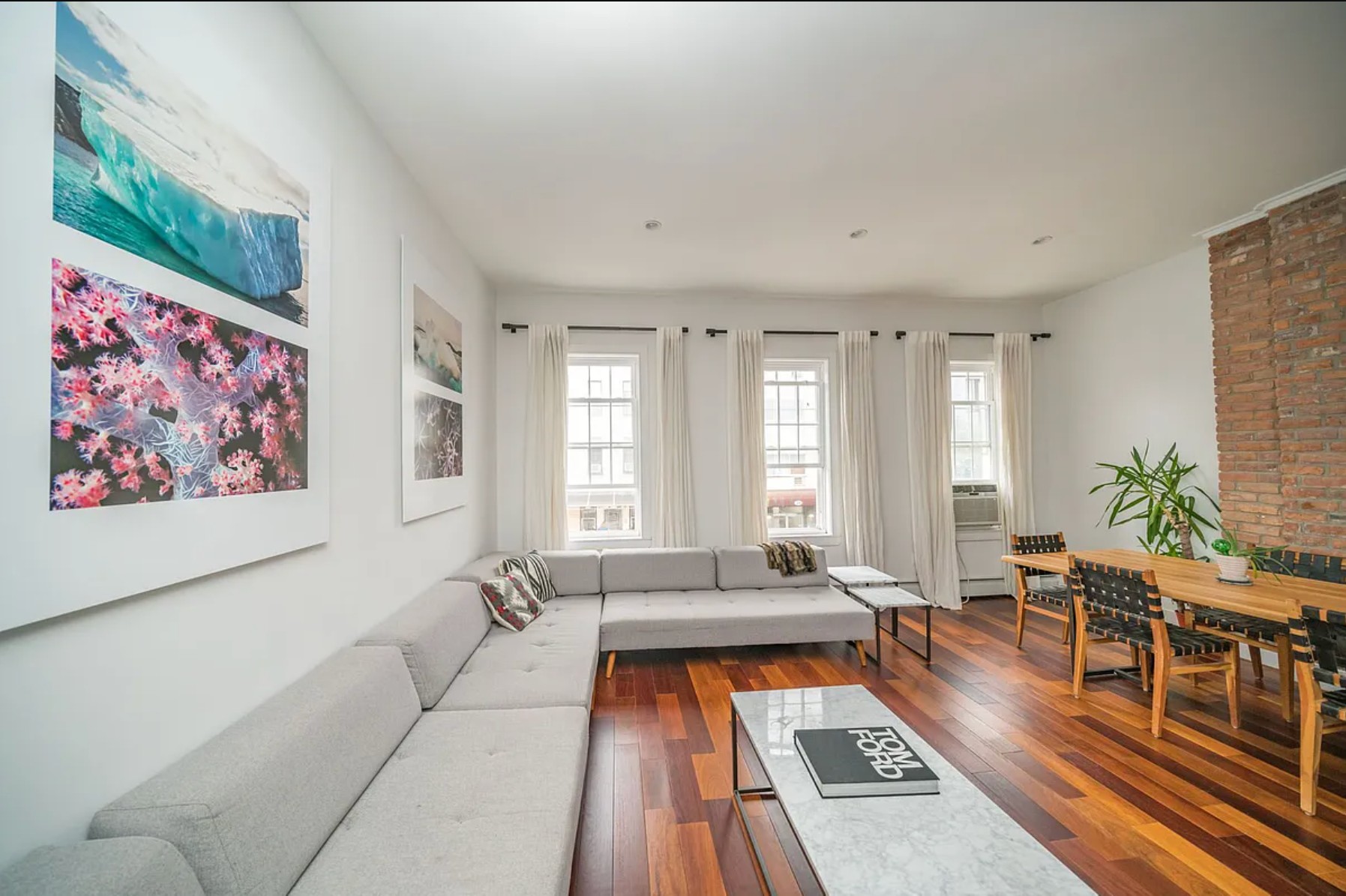 29 Melrose Street, Unit 2 Brooklyn, NY 11206 - Photo 10 of 13 a living room with furniture and a rug
