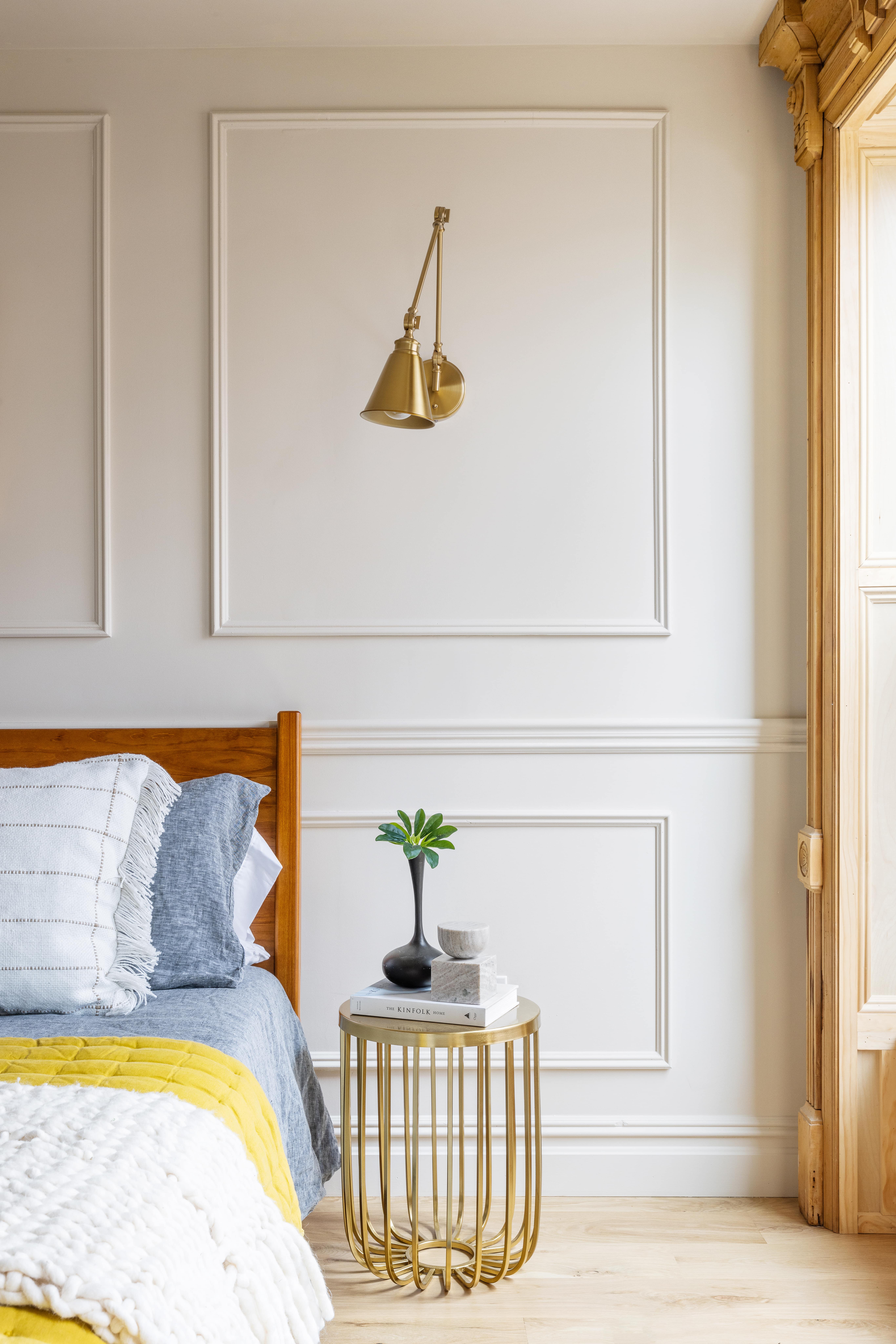 816 Lafayette Avenue, Unit MF Brooklyn, NY 11221 - Photo 12 of 22 a living room with a couch and potted plant