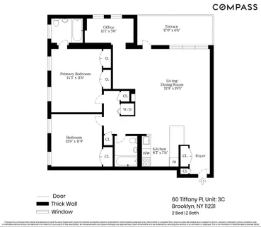 $1,800,000 | 60 Tiffany Place, Unit 3C | Columbia Street Waterfront