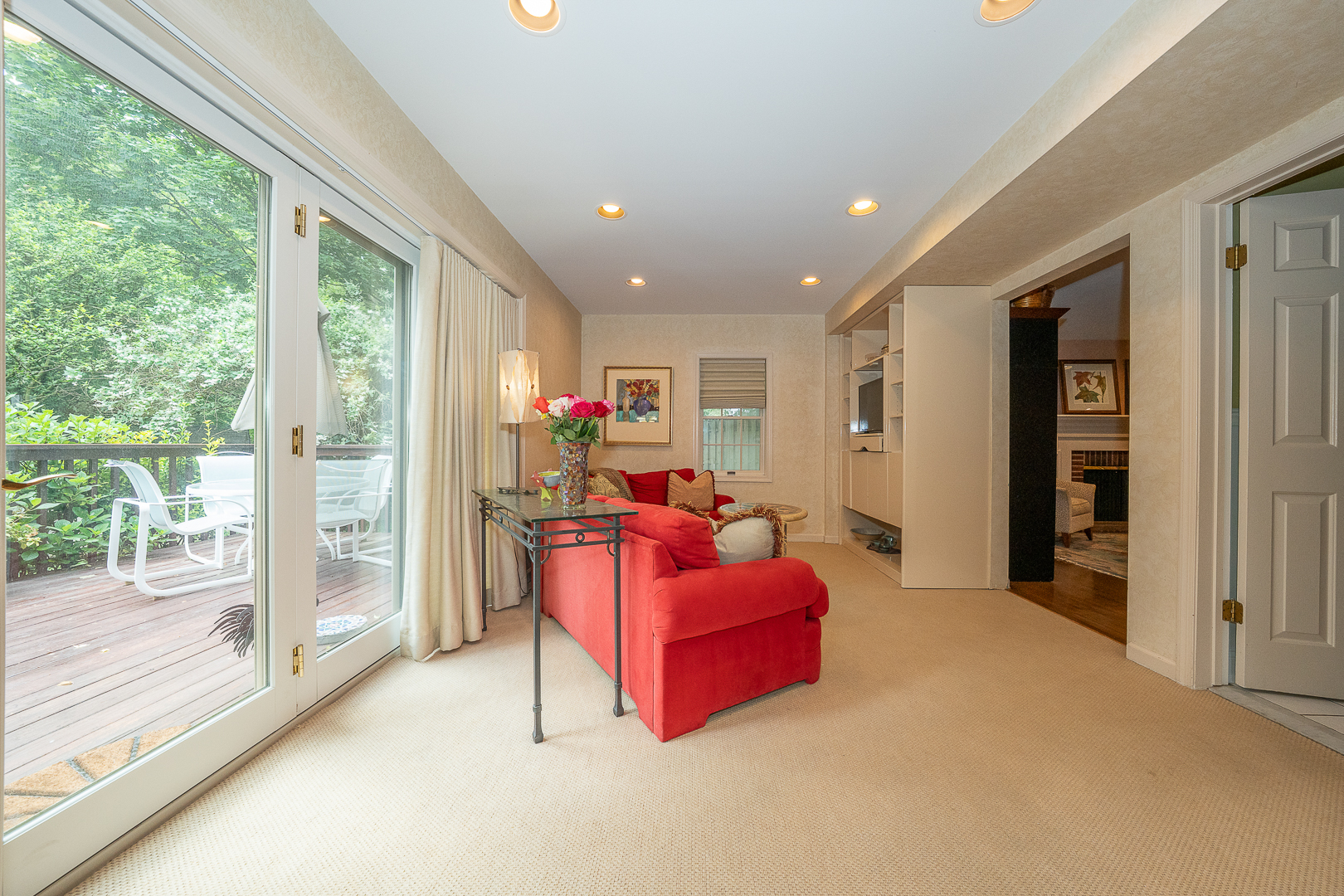 519 Mercer Road Merion Station, PA 19066 - Photo 21 of 58 a living room with furniture and a large window