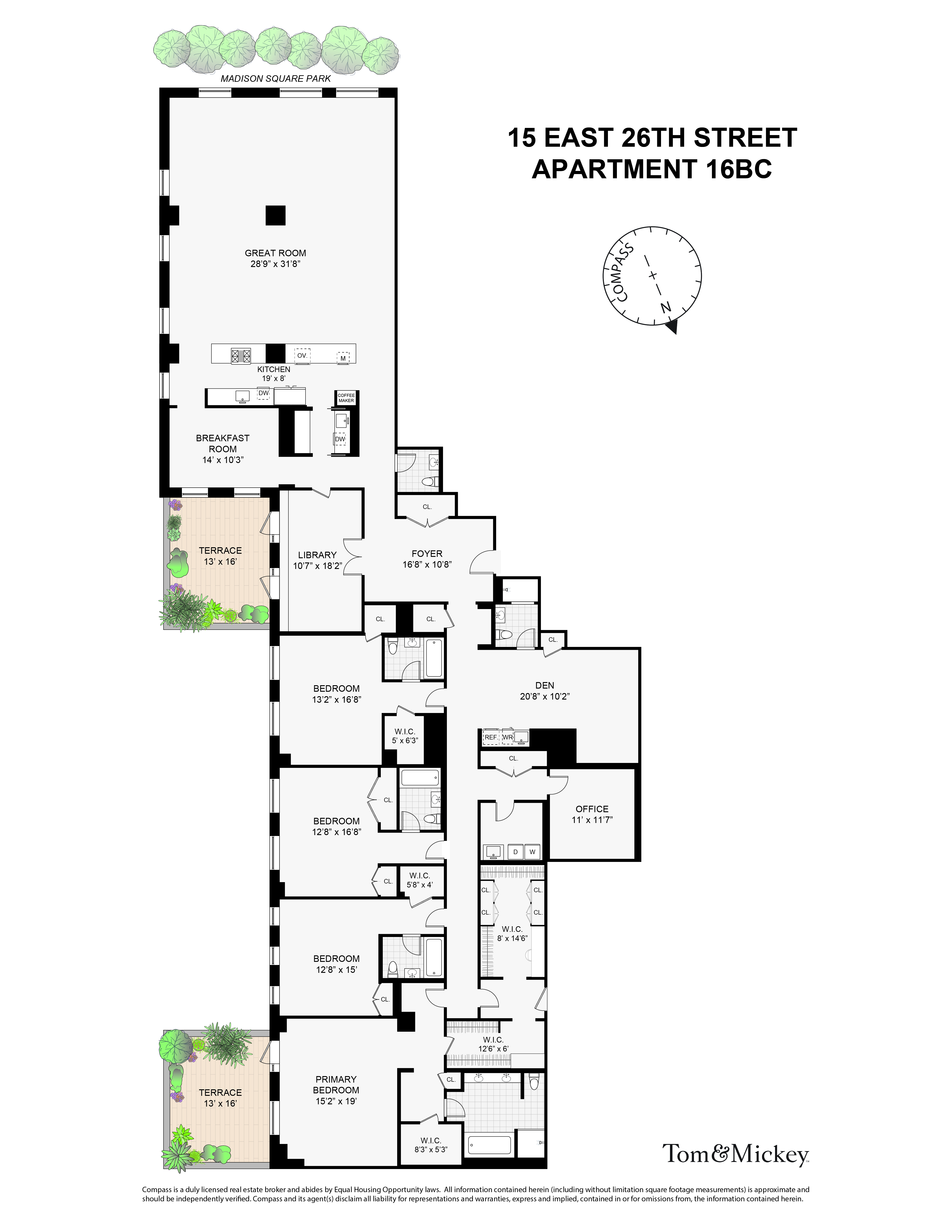 15 East 26th Street 16BC NoMad New York NY 10010