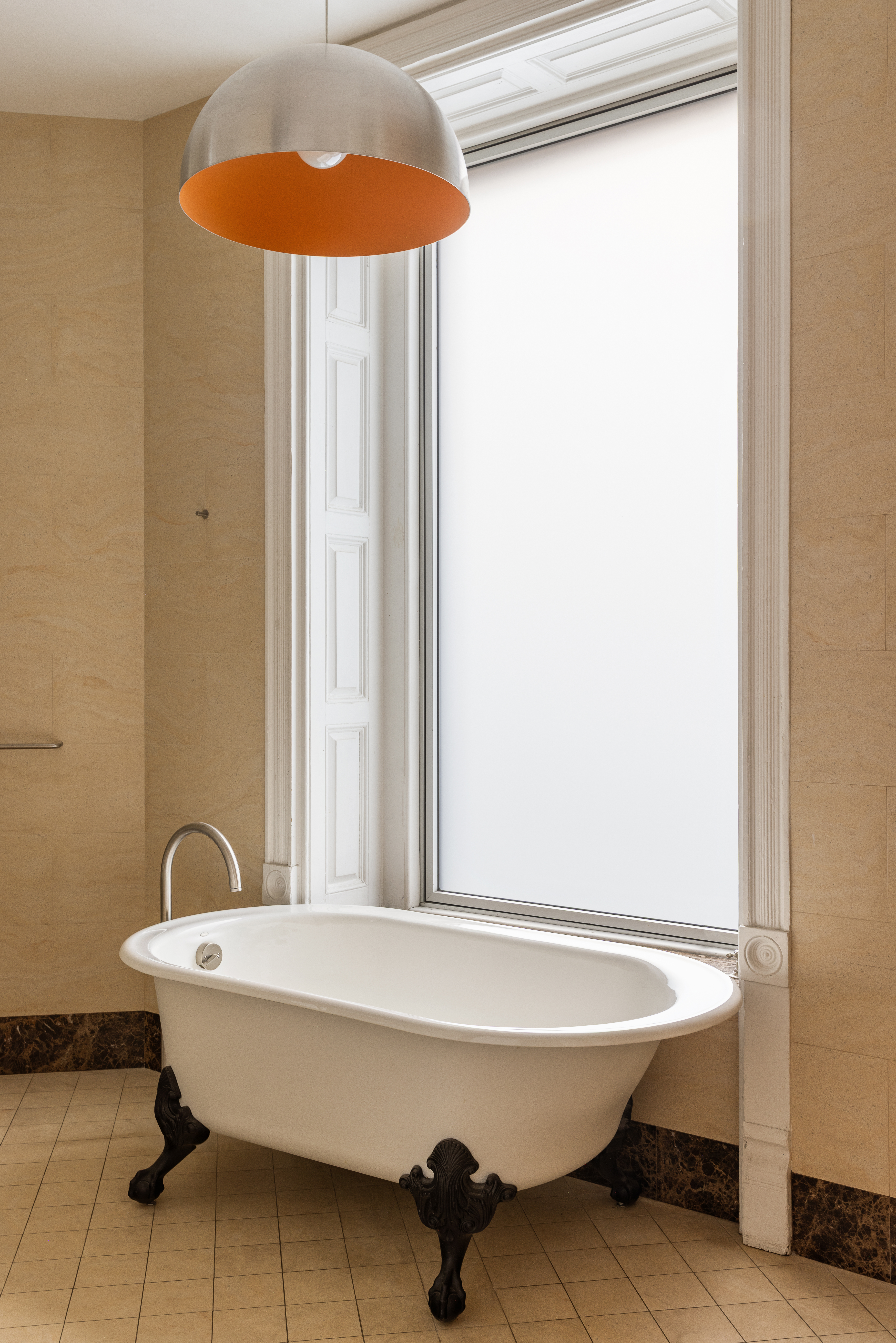 515 Broadway, Unit 4B Manhattan, NY 10012 - Photo 11 of 14 a bathroom with a bathtub and a shower