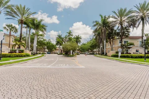 a view of road and houses