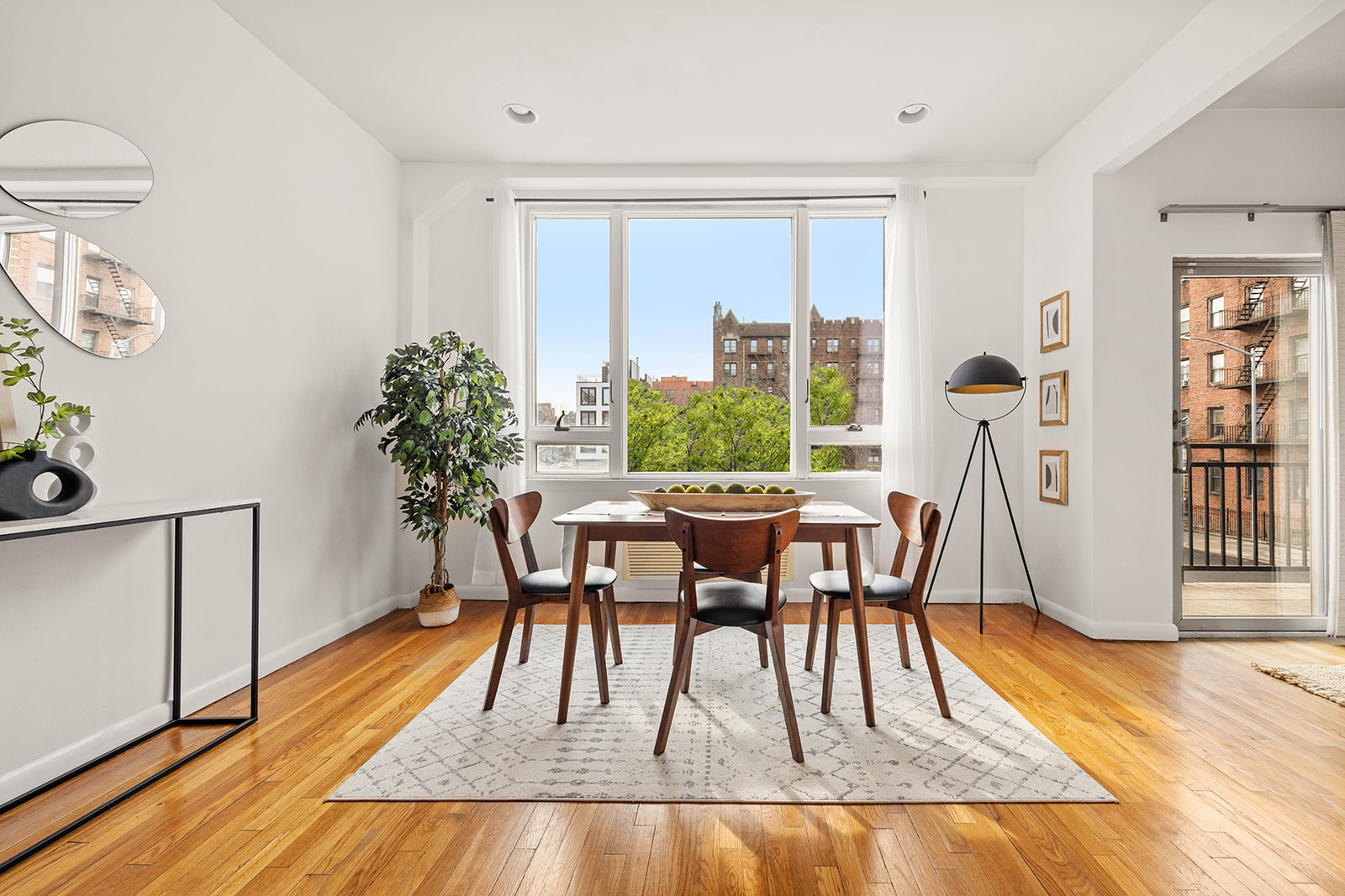 2233 Caton Avenue, Unit 2C Brooklyn, NY 11226 - Photo 2 of 10 a view of a dining room with furniture window and wooden floor