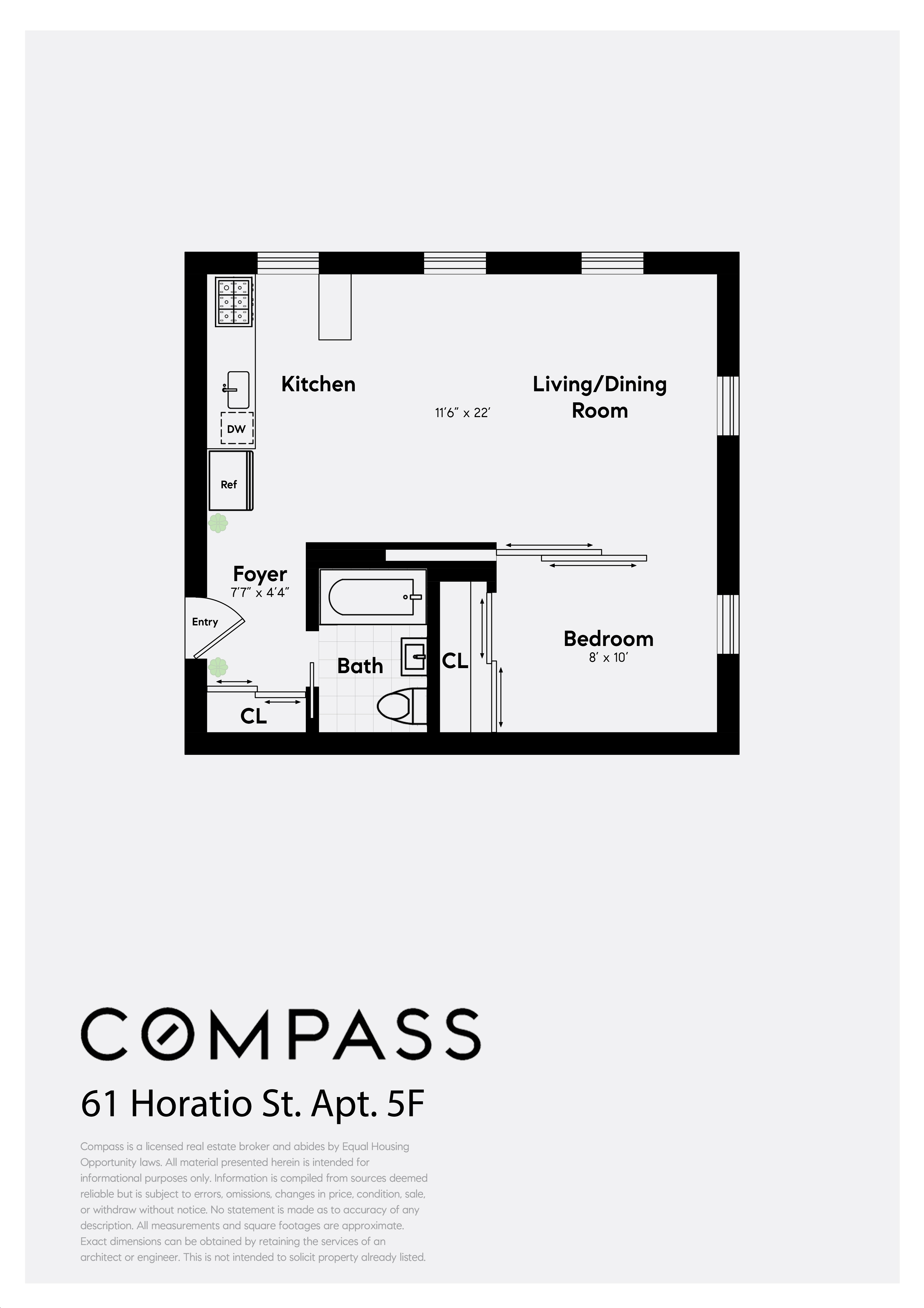 61 Horatio Street, Unit 5F Manhattan, NY 10014 - Photo 11 of 11 unknown
