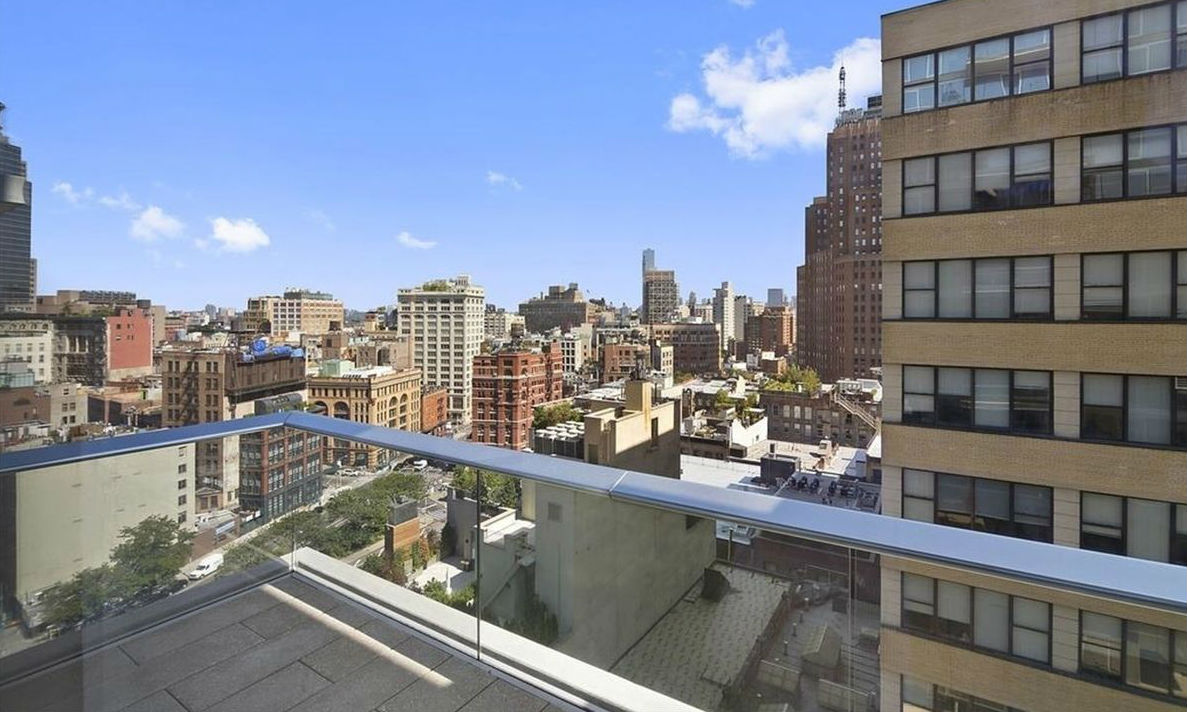 56 Leonard Street, Unit 12AEAST Manhattan, NY 10013 - Photo 4 of 11 a view of swimming pool from a balcony