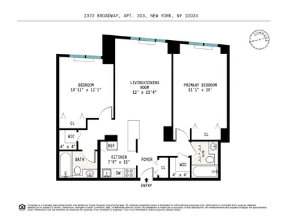 $1,395,000 | 2373 Broadway, Unit 303 | Upper West Side