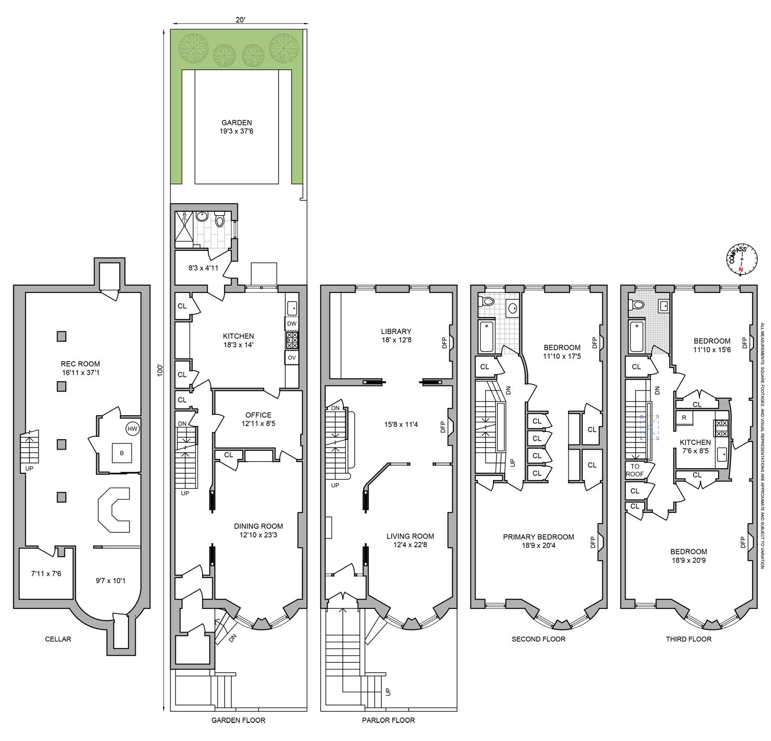 56 Rutland Road Brooklyn, NY 11225 - Photo 18 of 18 a picture of a bathroom with a shower