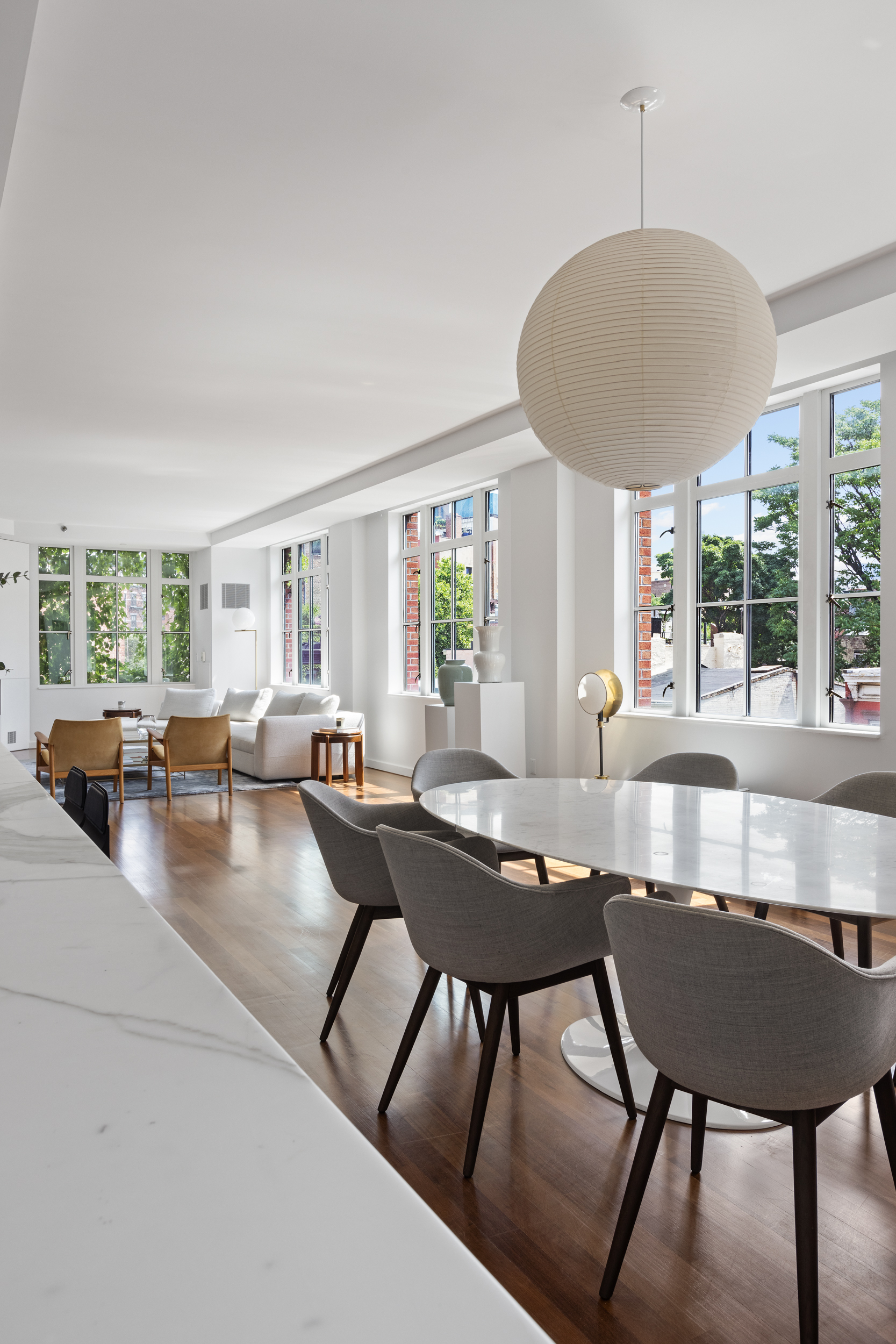 744 Greenwich Street, Unit 4 Manhattan, NY 10014 - Photo 14 of 34 a living room with furniture and a window