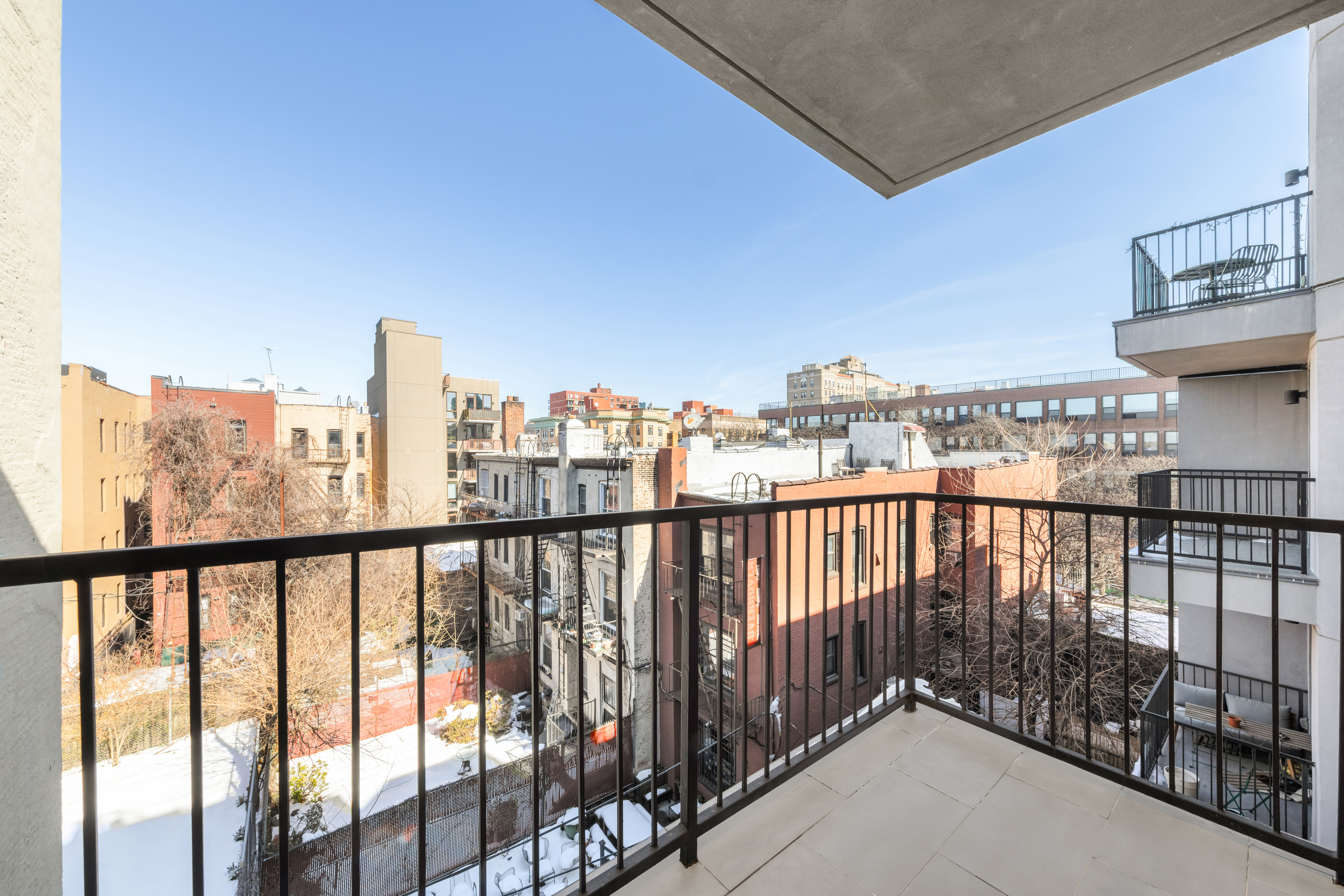 529 Park Place, Unit 401 Brooklyn, NY 11238 - Photo 8 of 13 a view of city from balcony