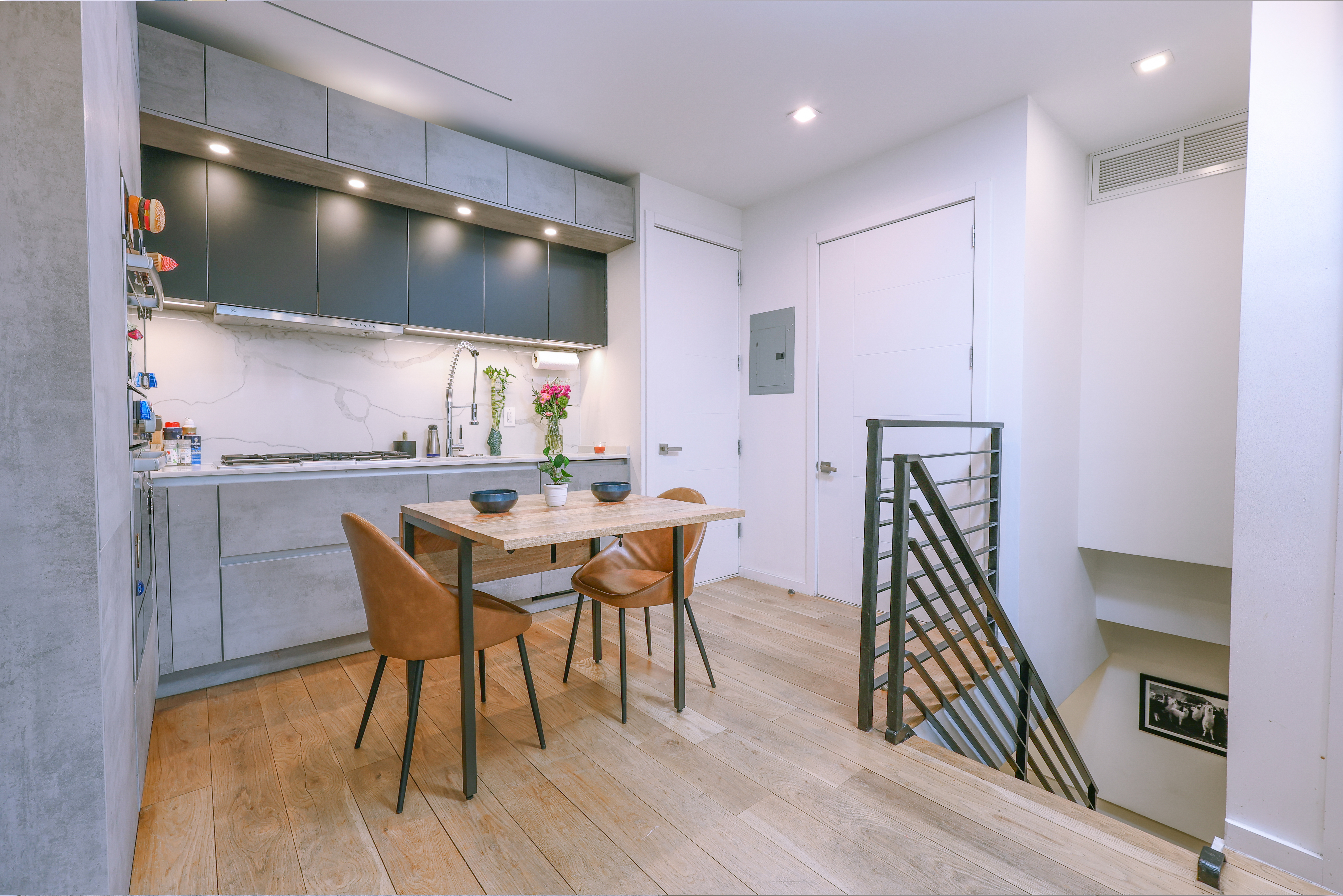 548 Lafayette Avenue, Unit 1A Brooklyn, NY 11205 - Photo 6 of 12 a dining room with furniture and wooden floor