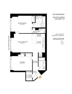 $6,600 | 1280 5th Avenue, Unit 15F | Upper Carnegie Hill