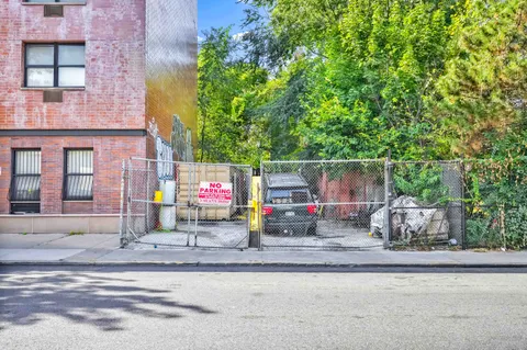 a view of road with large tree