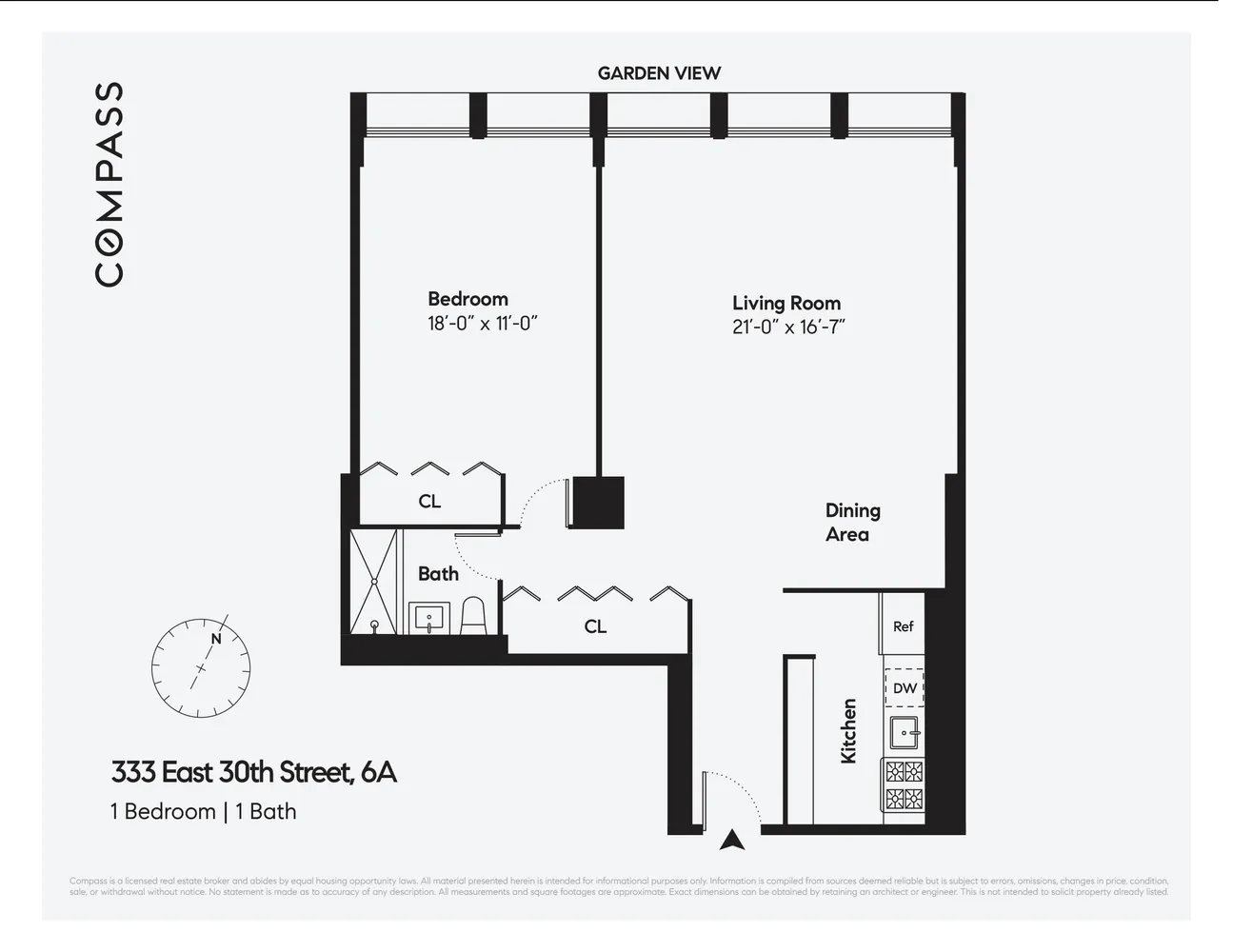 $4,350 | 333 East 30th Street, Unit 6A | Kips Bay