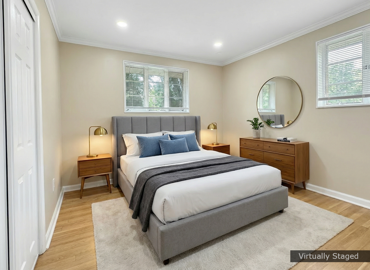 2408 Lillian Drive Silver Spring, MD 20902 - Photo 18 of 40 a bedroom with a bed and a window