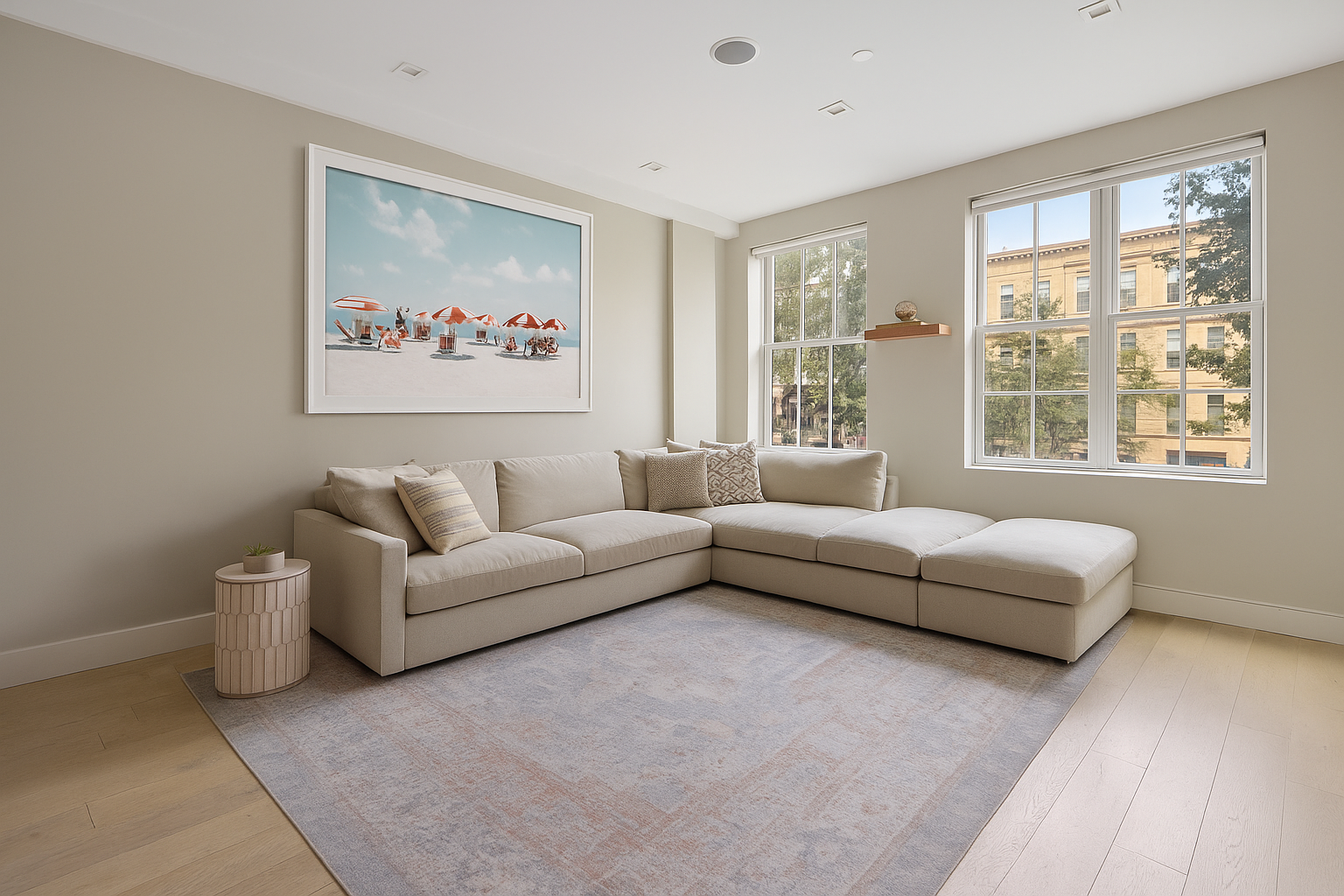 578 Sterling Place, Unit 2 Brooklyn, NY 11238 - Photo 2 of 10 a living room with furniture and a large window