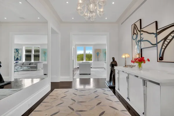a very nice looking room with a large window