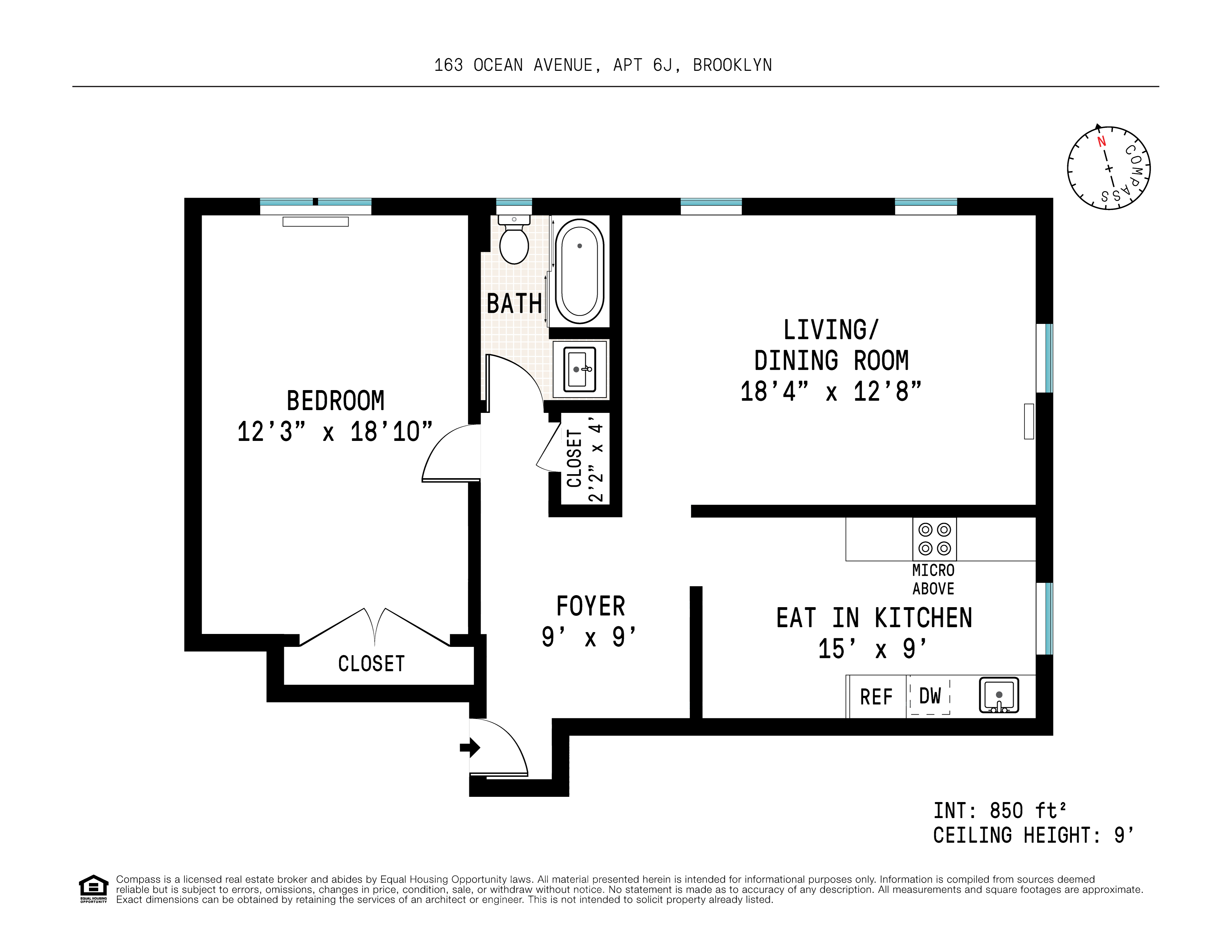 163 Ocean Avenue, Unit 6J Brooklyn, NY 11225 - Photo 7 of 7 Gallery Image 7