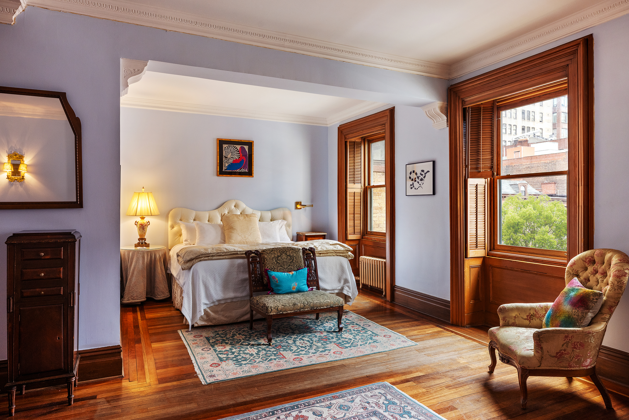 54 Irving Place, Unit 6 Manhattan, NY 10003 - Photo 3 of 12 a living room with furniture and a window